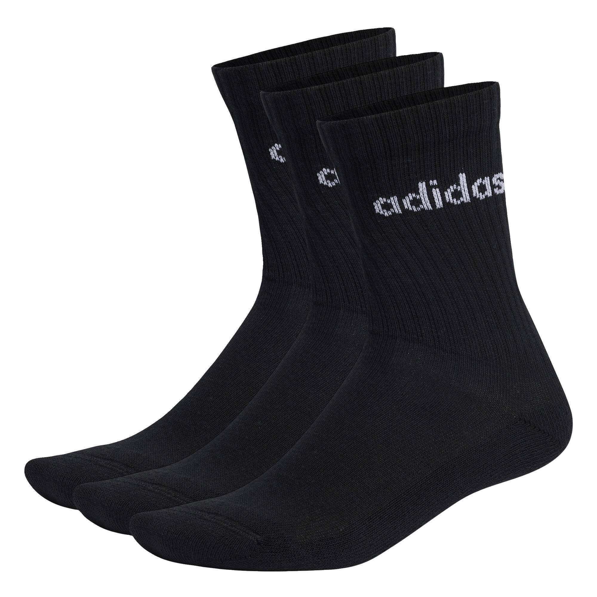 adidas Sportswear Funktionssocken LINEAR CREW CUSHIONED SOCKEN, 3 PAAR (1-P günstig online kaufen