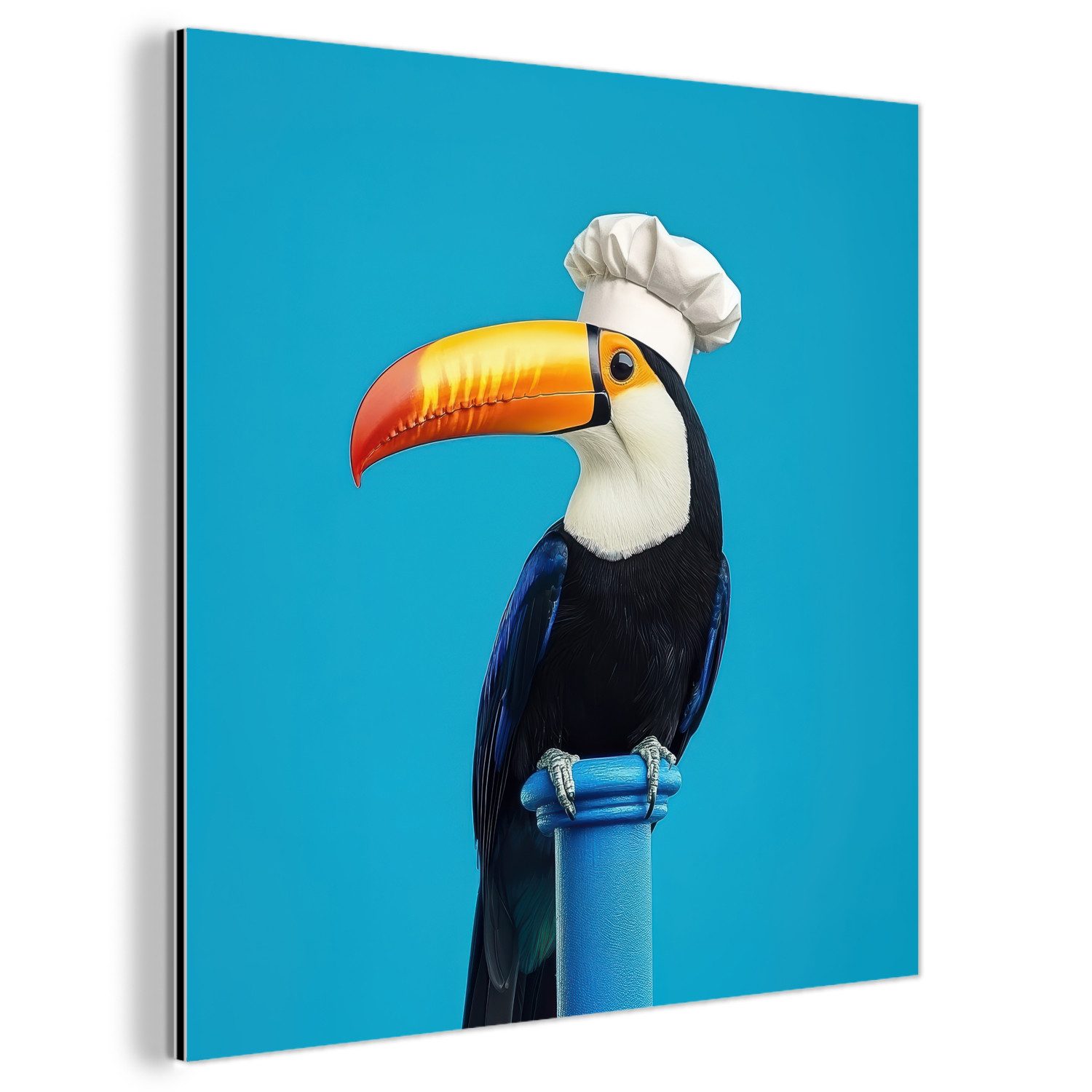 MuchoWow Metallbild Tucan - Sockel - günstig online kaufen