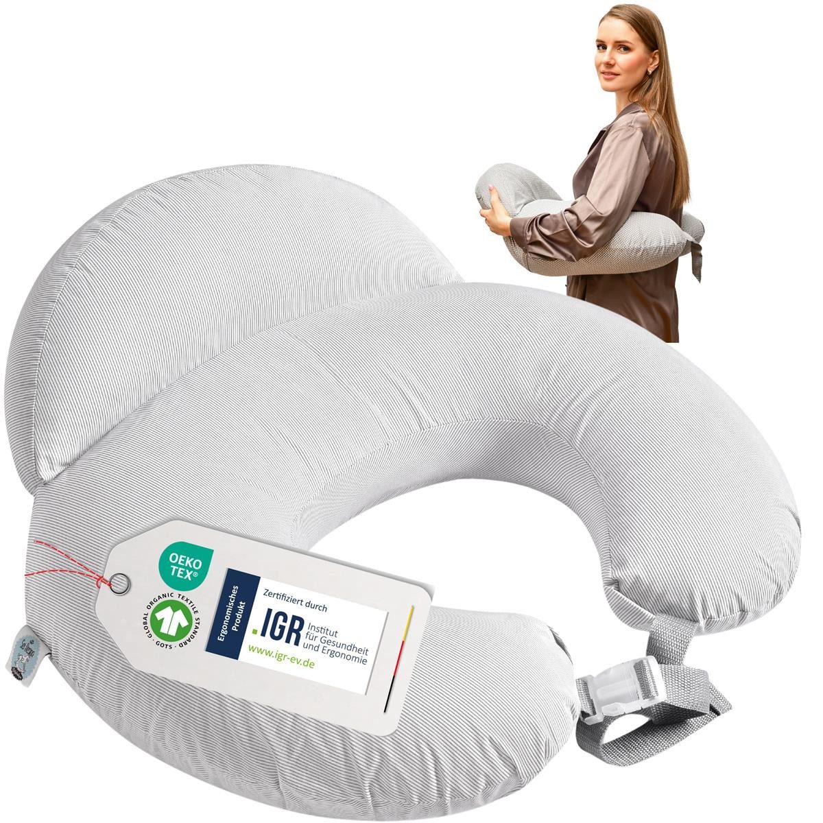 SEI Design Stillkissen Stillkissen mit verstellbarem Hüftgurt, entlastet Sc günstig online kaufen