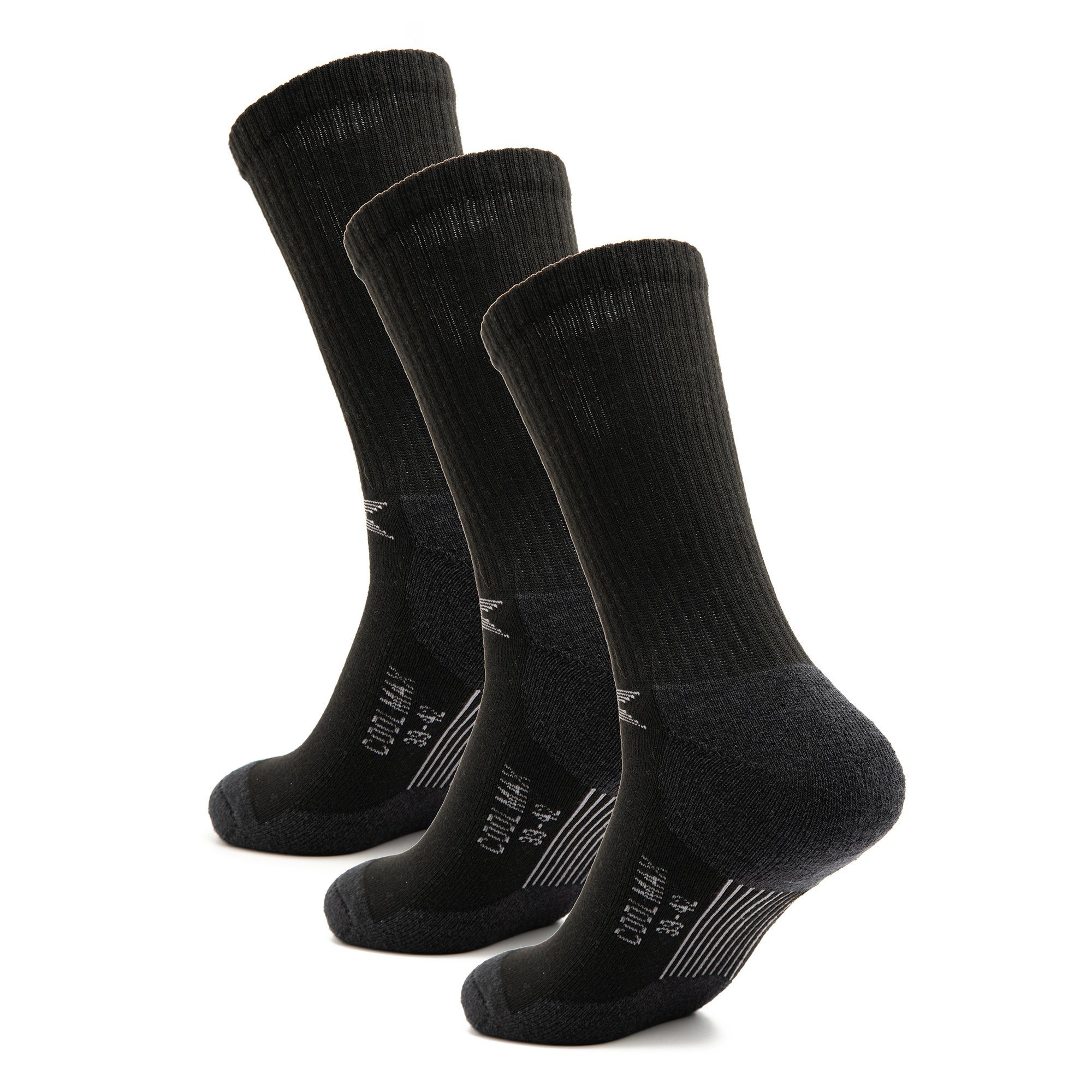 Trekking-Socken TS01M Wandersocken Arbeitssocken Paar 3 Wandersocken Tricetops 6 Skisocken / Herren Damen (3-Paar)