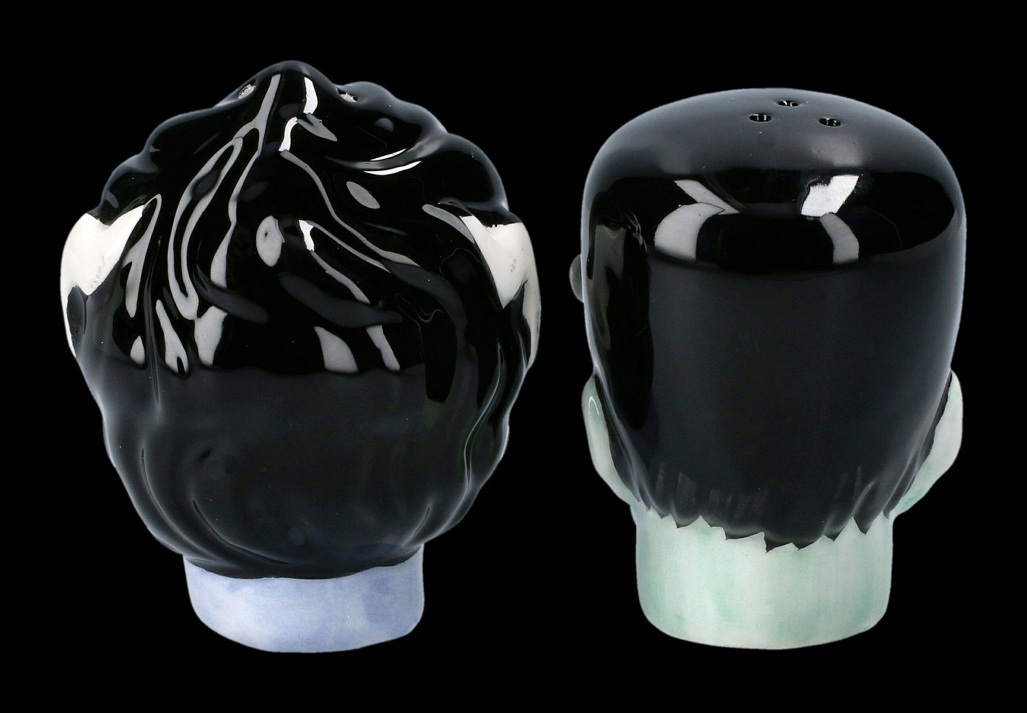 Figuren Shop GmbH Salz- / Pfefferstreuer Salz- & Pfefferstreuer - Mr & Mrs Frankenstein - Horror Fantasy Deko, (Set)