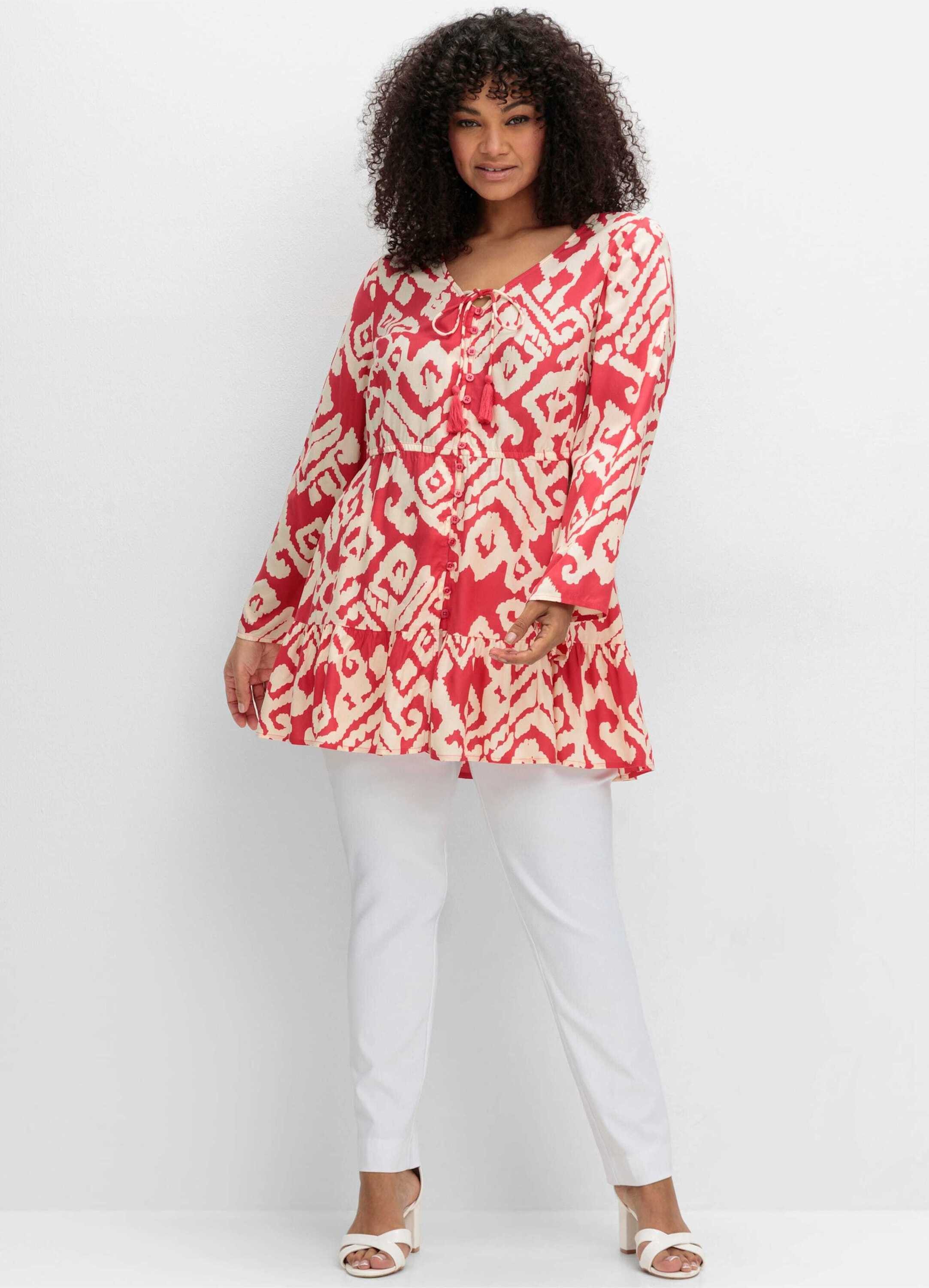 sheego by Joe Browns Klassische Bluse Longbluse Langarm günstig online kaufen