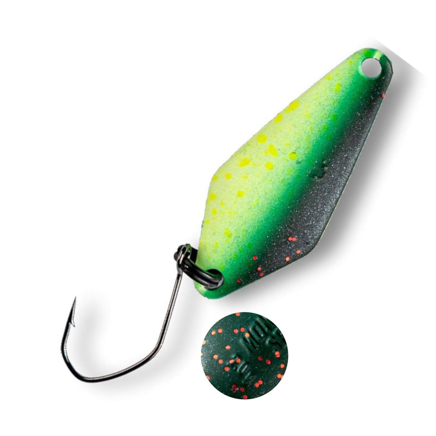 Kunstköder Monkey Lures Monkey Spoon El Nacho 2,0g - Forellenspoon