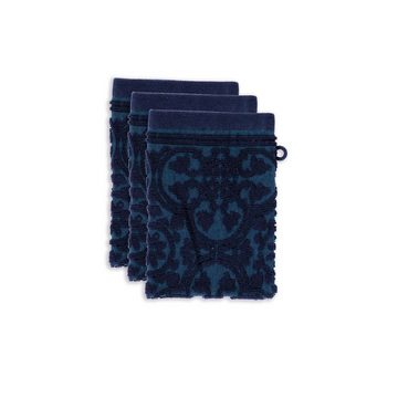 PiP Studio Handtuch Tile Pip Dark Blue 16X22 Set A 3 Dunkelblau 100% Cotton, terry, 5, Baumwolle (1-St)