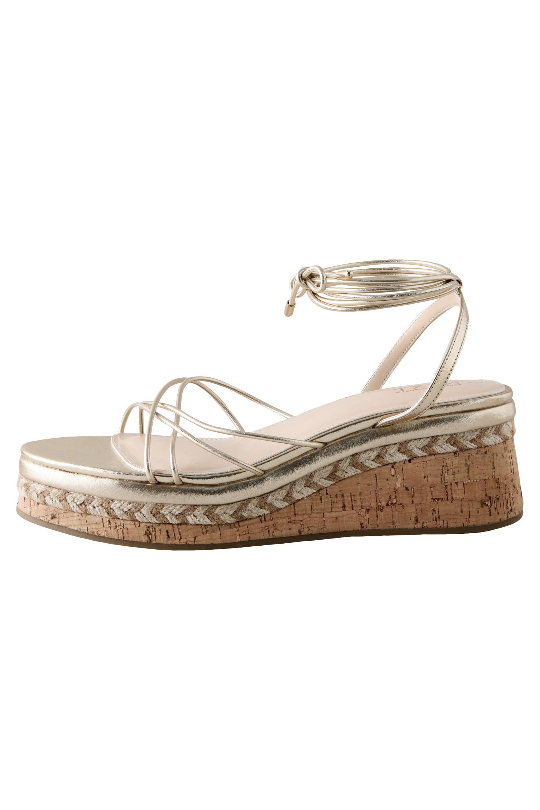 Next Forever Comfort® Flatform-Riemchensandalen Riemchensandale
