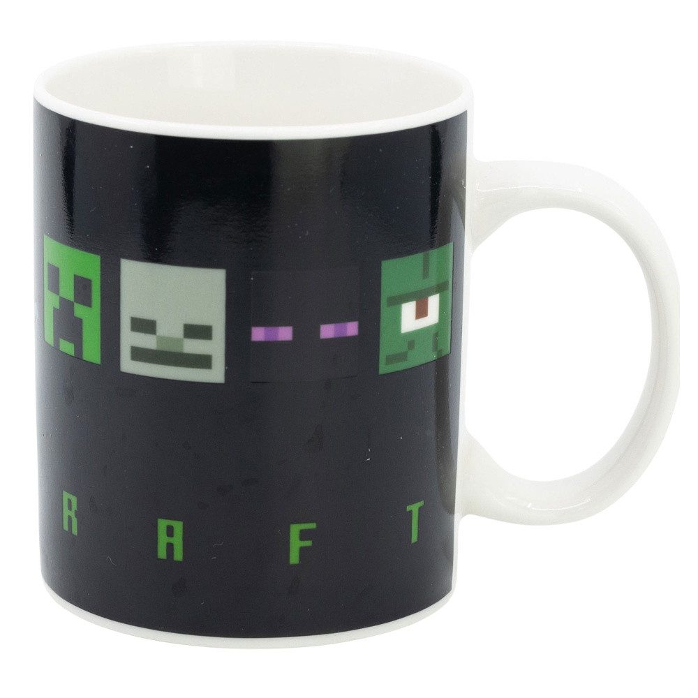 Stor Tasse Minecraft Tasse mit Thermoeffekt Squared Pattern 325 ml