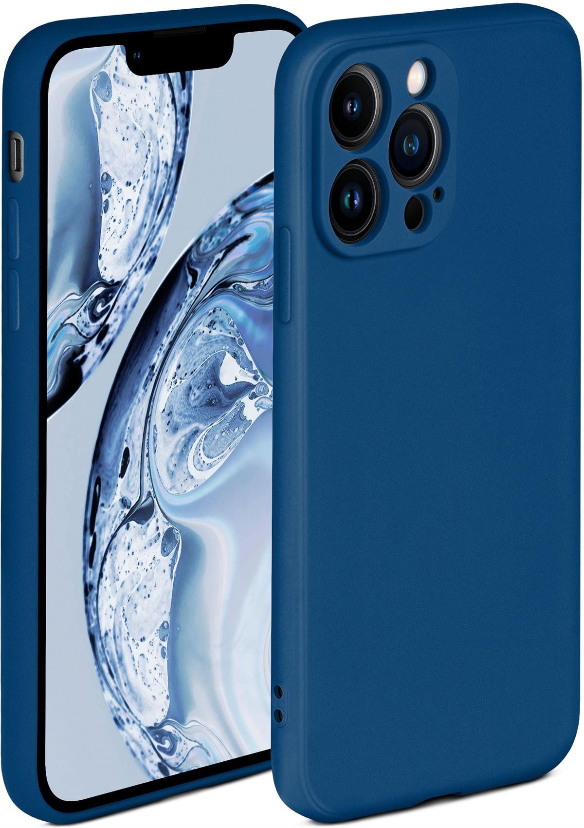 ONEFLOW Handyhülle ONEFLOW® Soft Case für Apple iPhone 13 Pro Max, Hülle aus Silikon, Back Cover mit Kameraschutz, weiche Silikonhülle