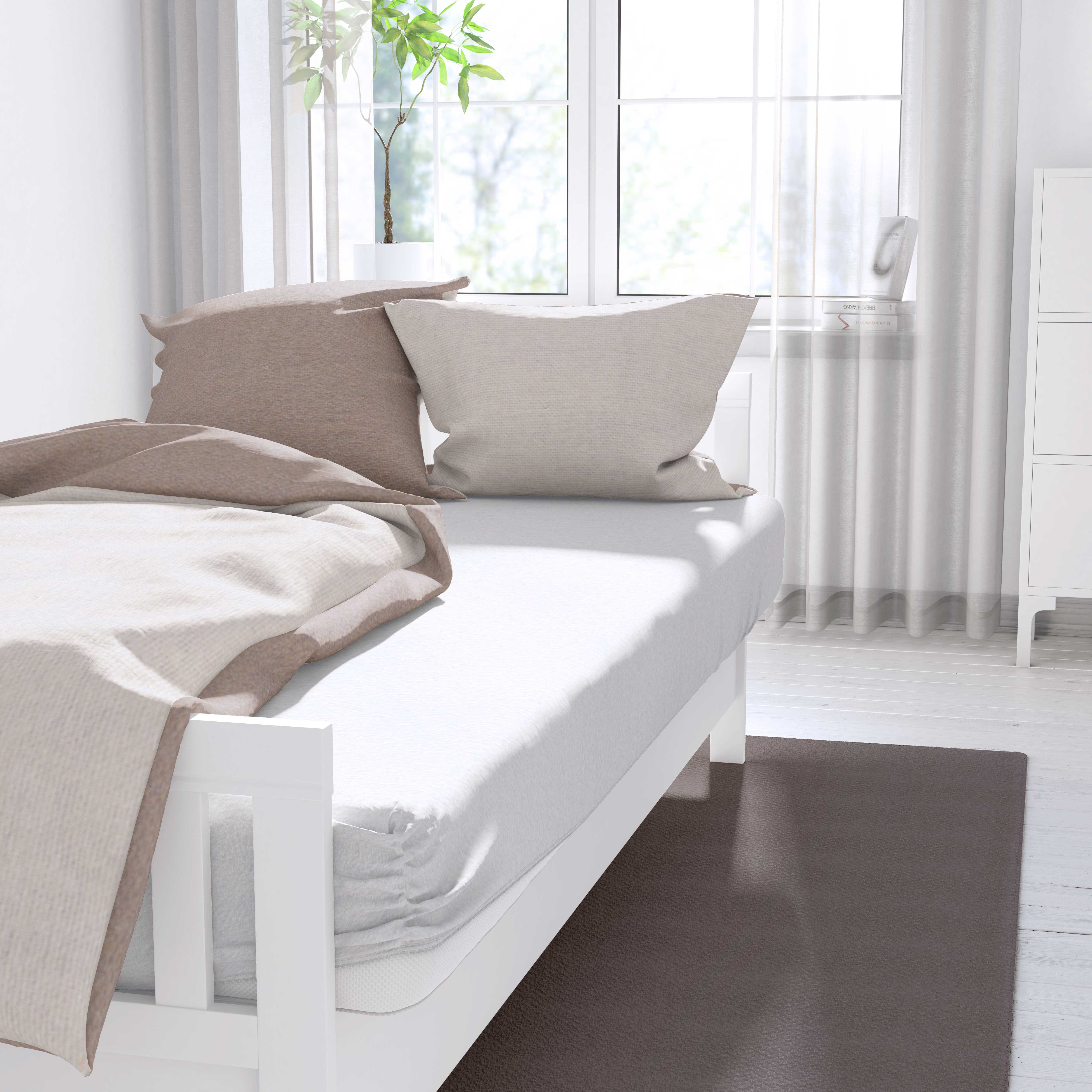 SETEX Bettlaken Frottee, Frottee, Gummizug: rundum, (1 Stück), kuschelig weiches Qualitäts-Spannbetttuch mit elastischem Gummizug