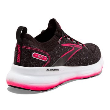 Brooks Glycerin StealthFit 20 Black/Blackened Pearl/Diva Pink Laufschuh