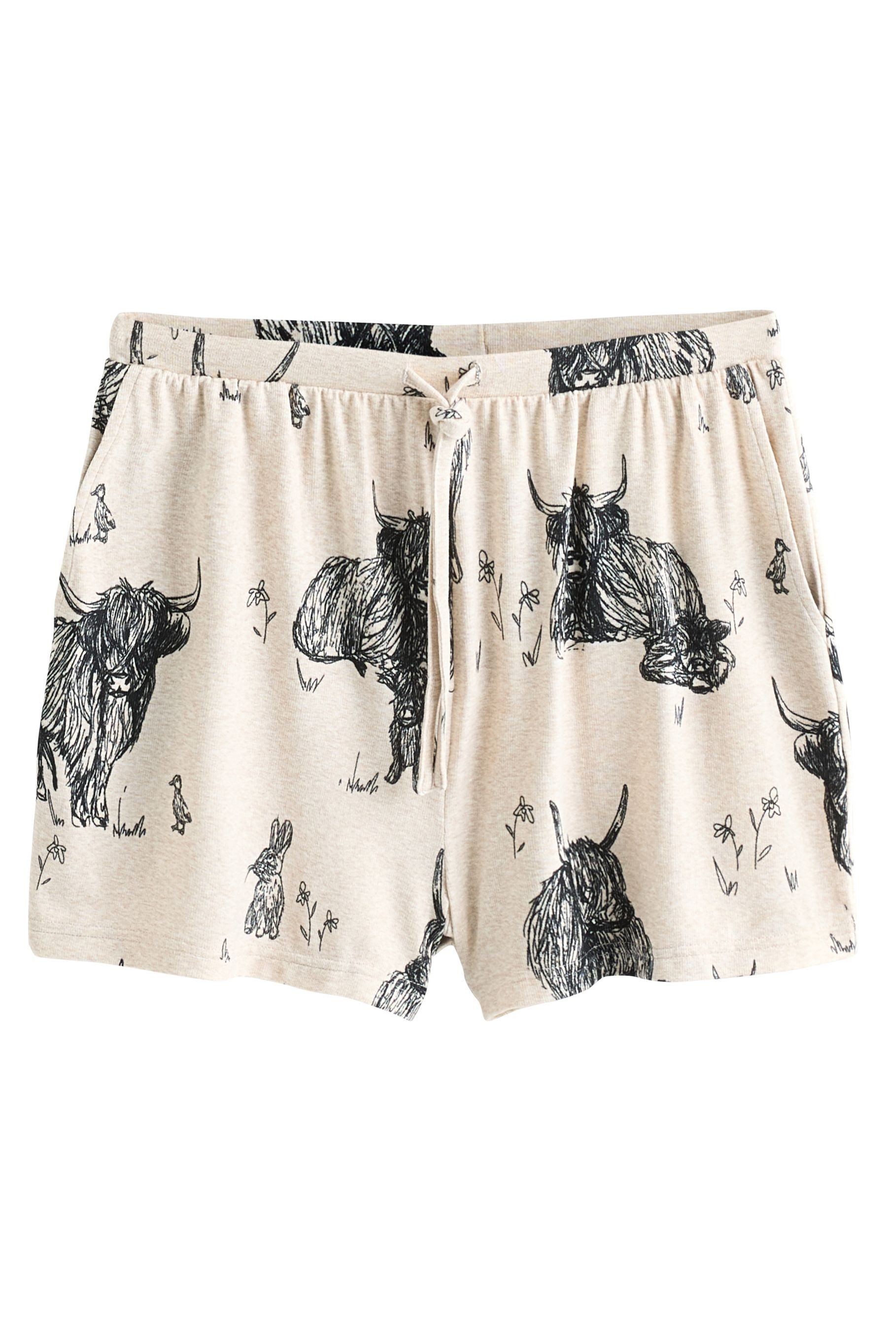 Next Pyjama Gemütlicher, kurzer Schlafanzug (2 tlg)