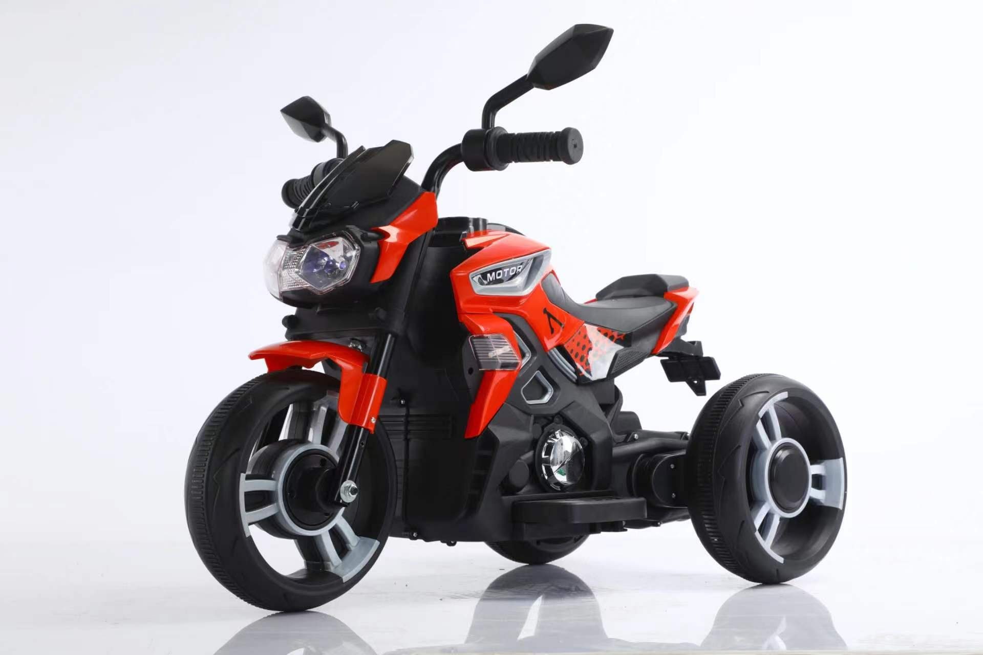 BoGi Elektro-Kinderauto 3-Rad mit Musik und Licht – 6V Elektrofahrzeug, in Farben