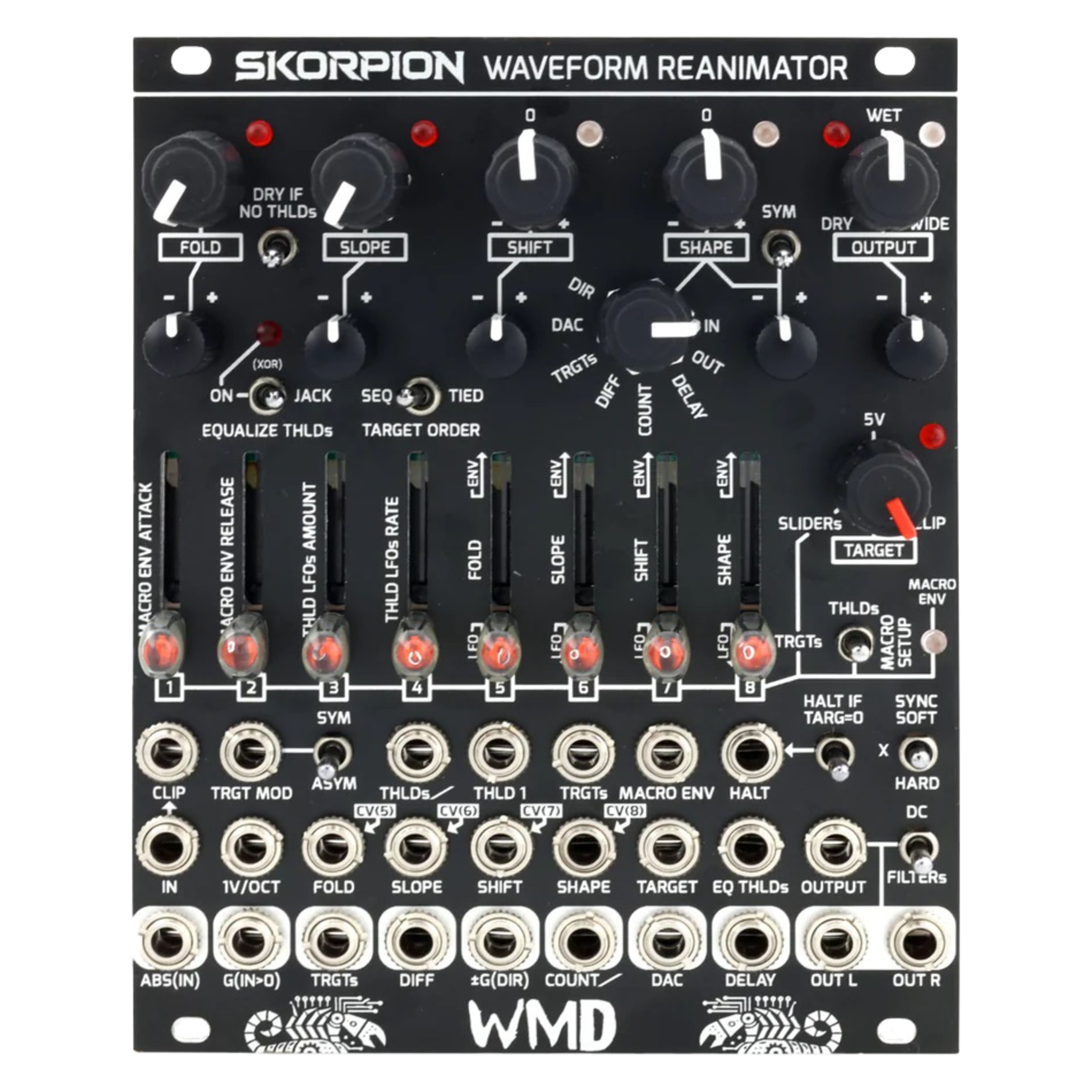 WMD Synthesizer (Modular Synthesizer, Waveshaper-Module), Skorpion - Waveshaper Modular Synthesizer