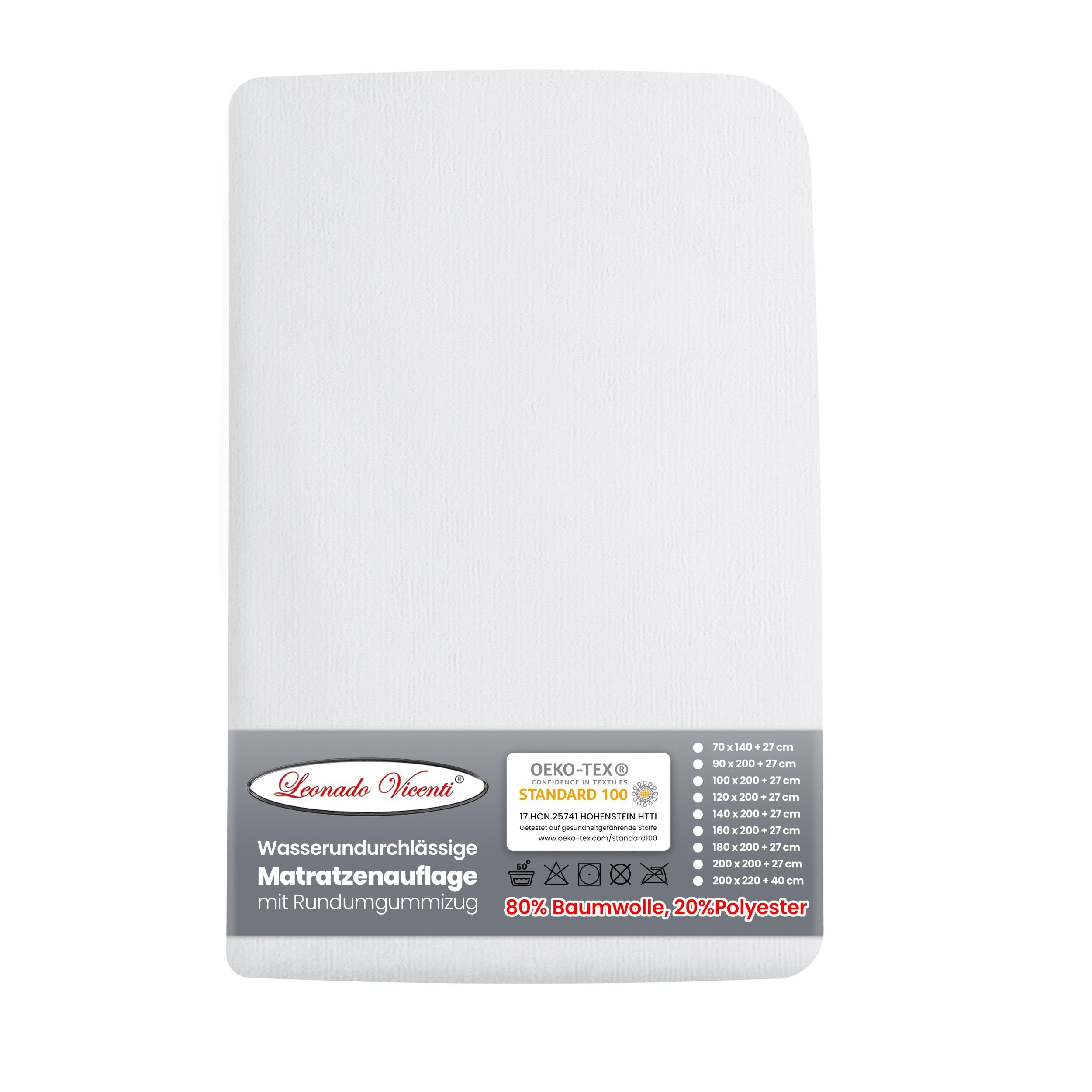 Matratzenschoner Leonado Vicenti, Wasserdichte Matratzenschoner Matratzenau günstig online kaufen