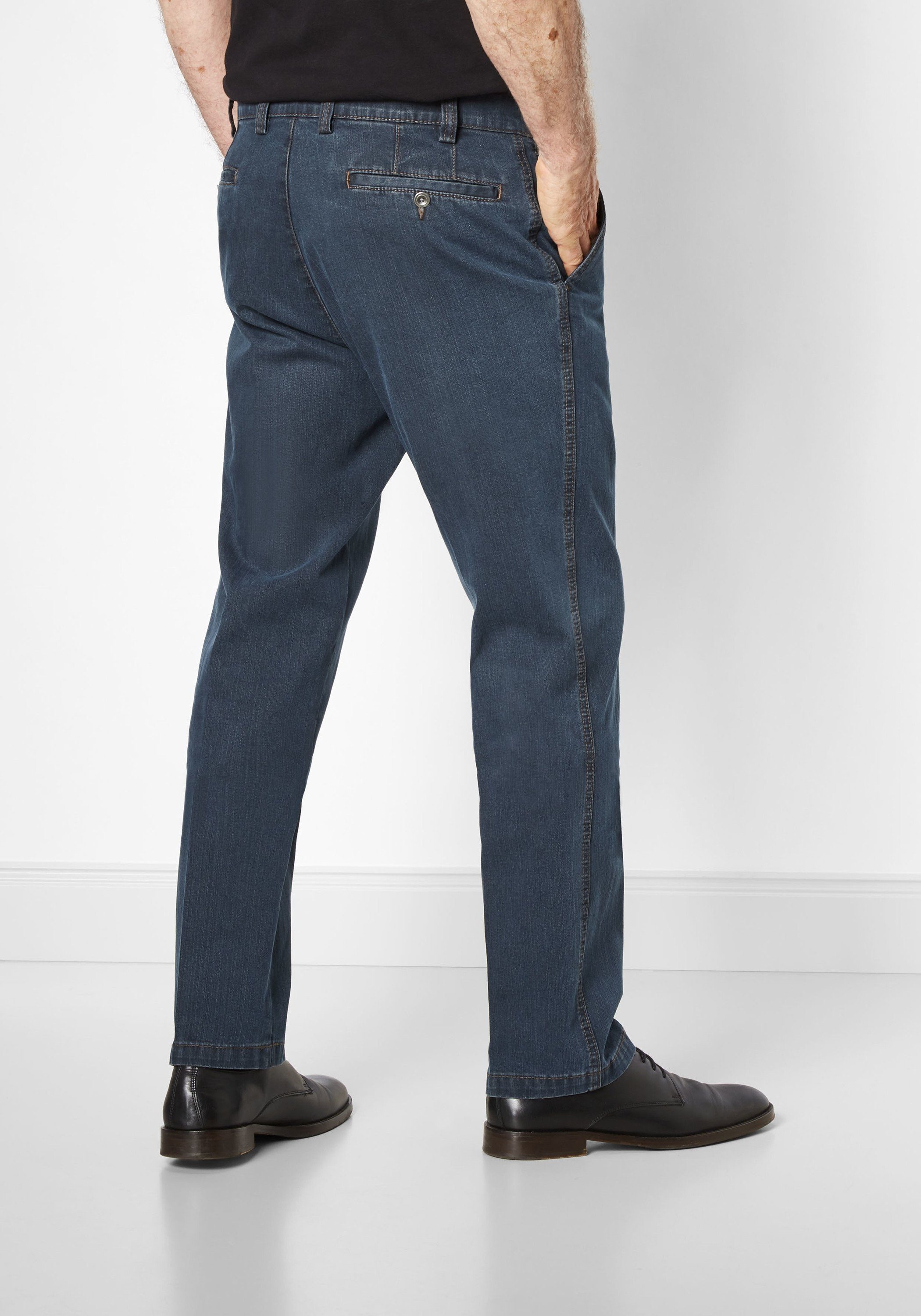 Suprax Stoffhose Flatfronthose mit Gürtel günstig online kaufen