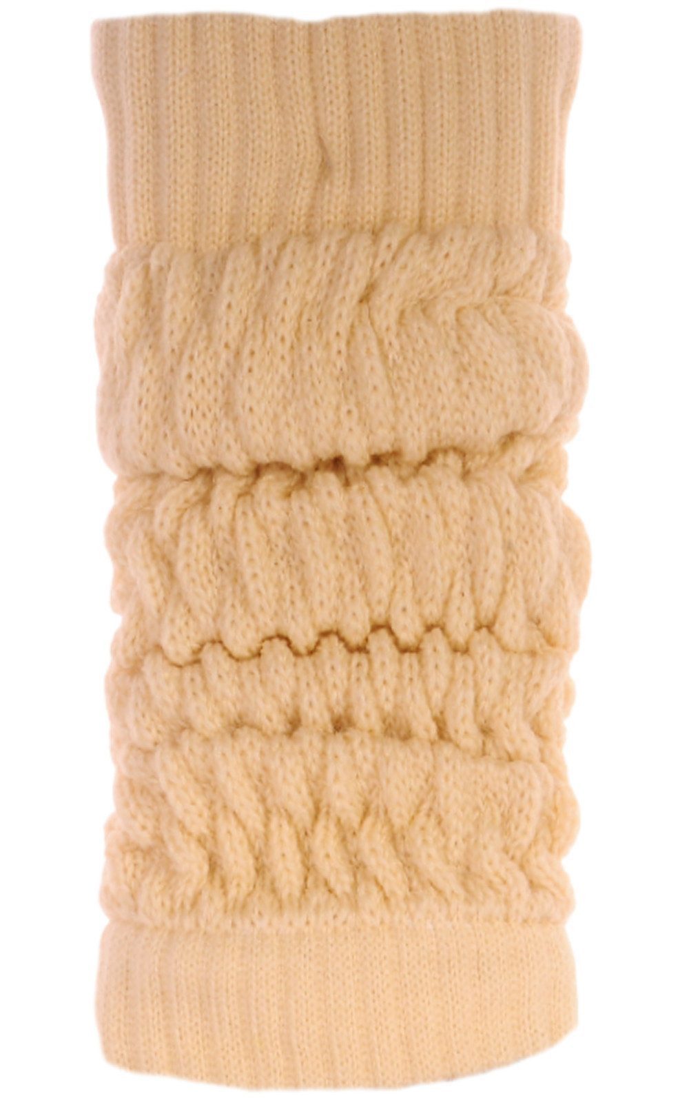 Martinex Гетры Beinwärmer Damen Strickstulpen Legwarmer leg Warmers gesrickt elastisch, weich, in verschiedenen Farben, für Damen