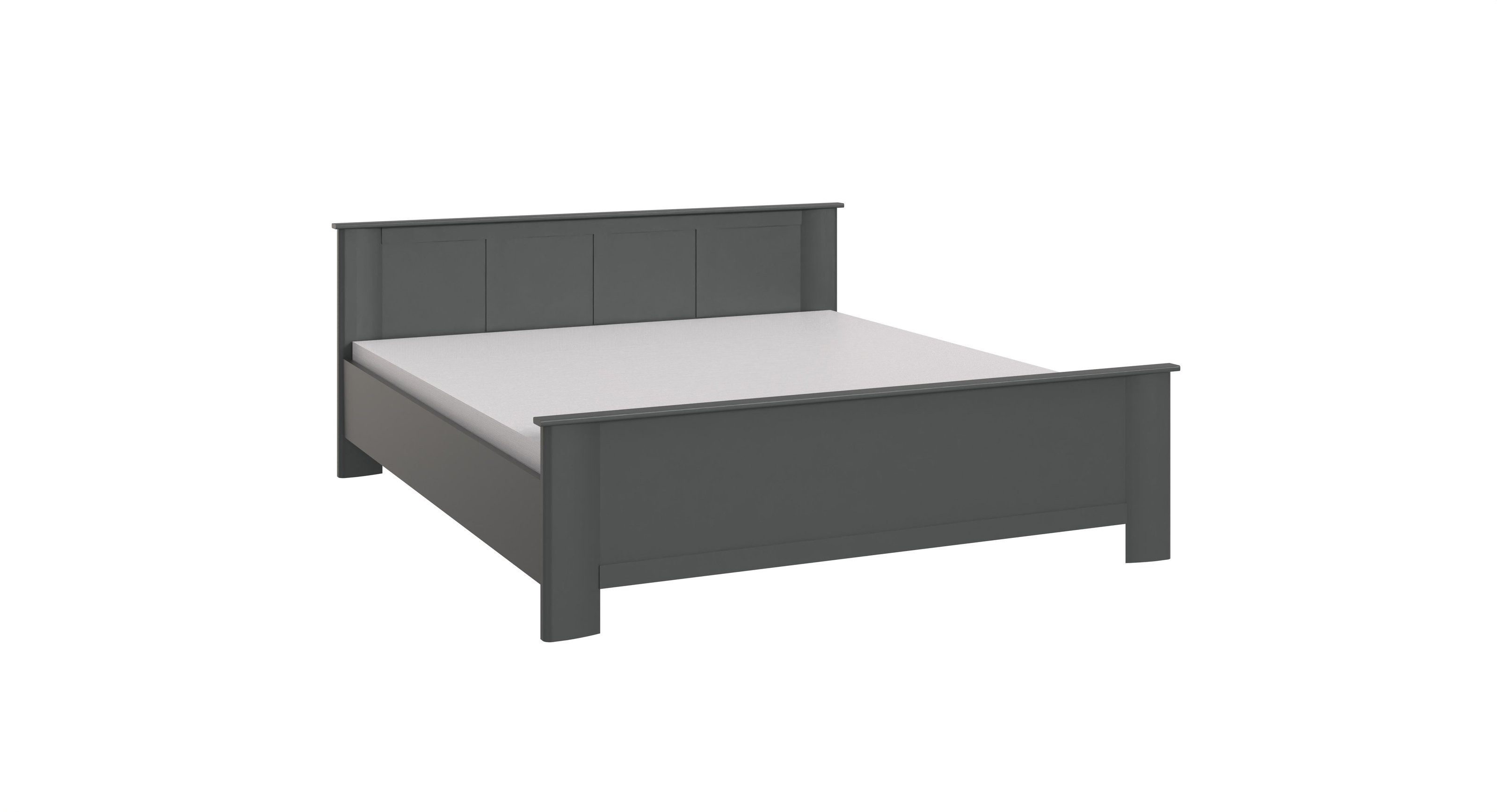 Wimex Bett Liegefläche 180x200cm, in Graphit - 189x85x210cm (BxHxT)