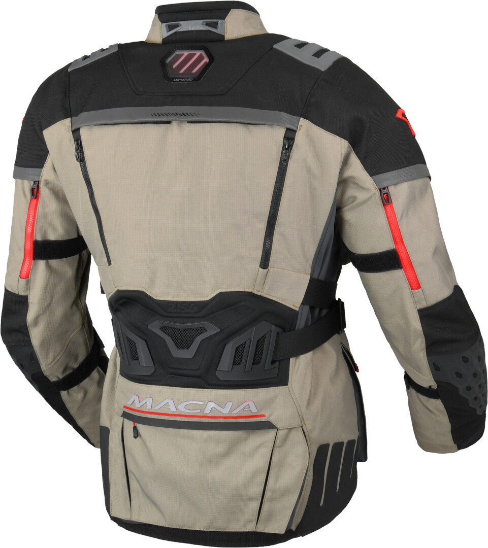 Macna Motorradjacke Chieftane wasserdichte Motorrad Textiljacke 3-Lagen-Laminat,herausnehmbares Innenfutter,herausnehmbare Membra