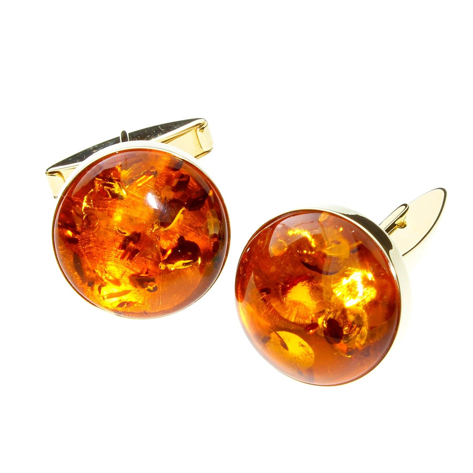 OSTSEE-SCHMUCK Manschettenknöpfe Ostsee-Schmuck Manschettenknöpfe Classic 19 mm rund (2-Paar)