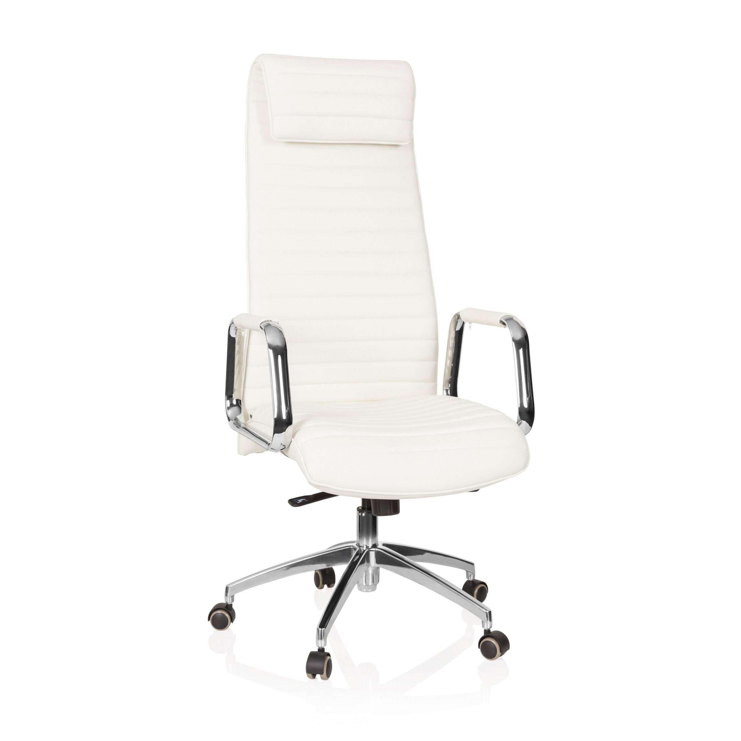 hjh OFFICE Drehstuhl Luxus Chefsessel Aspera 20 Leder mit Armlehnen (1 St), Profi Bürostuhl Schreibtischstuhl ergonomisch