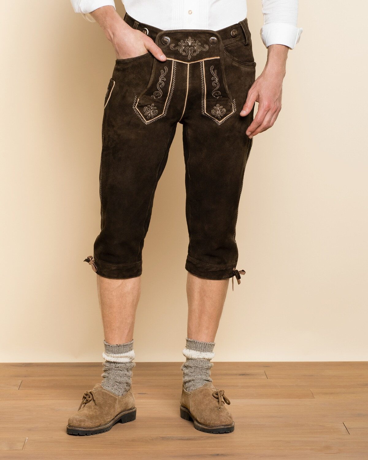 Almsach Trachtenhose Kniebundlederhose günstig online kaufen