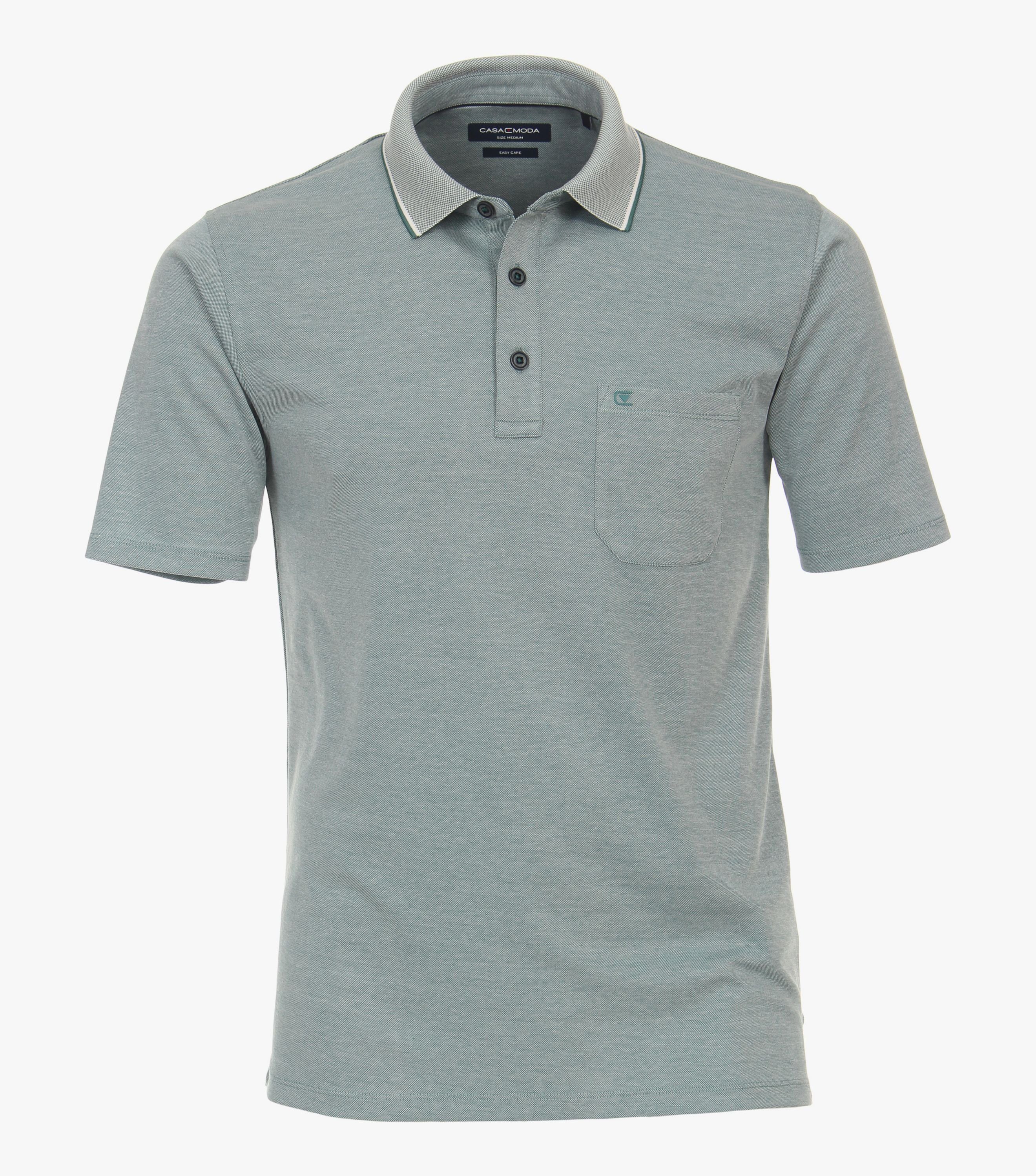 Passform 393Türkis 993106500 CASAMODA Normale Hochwertiger Baumwollmix, Poloshirt