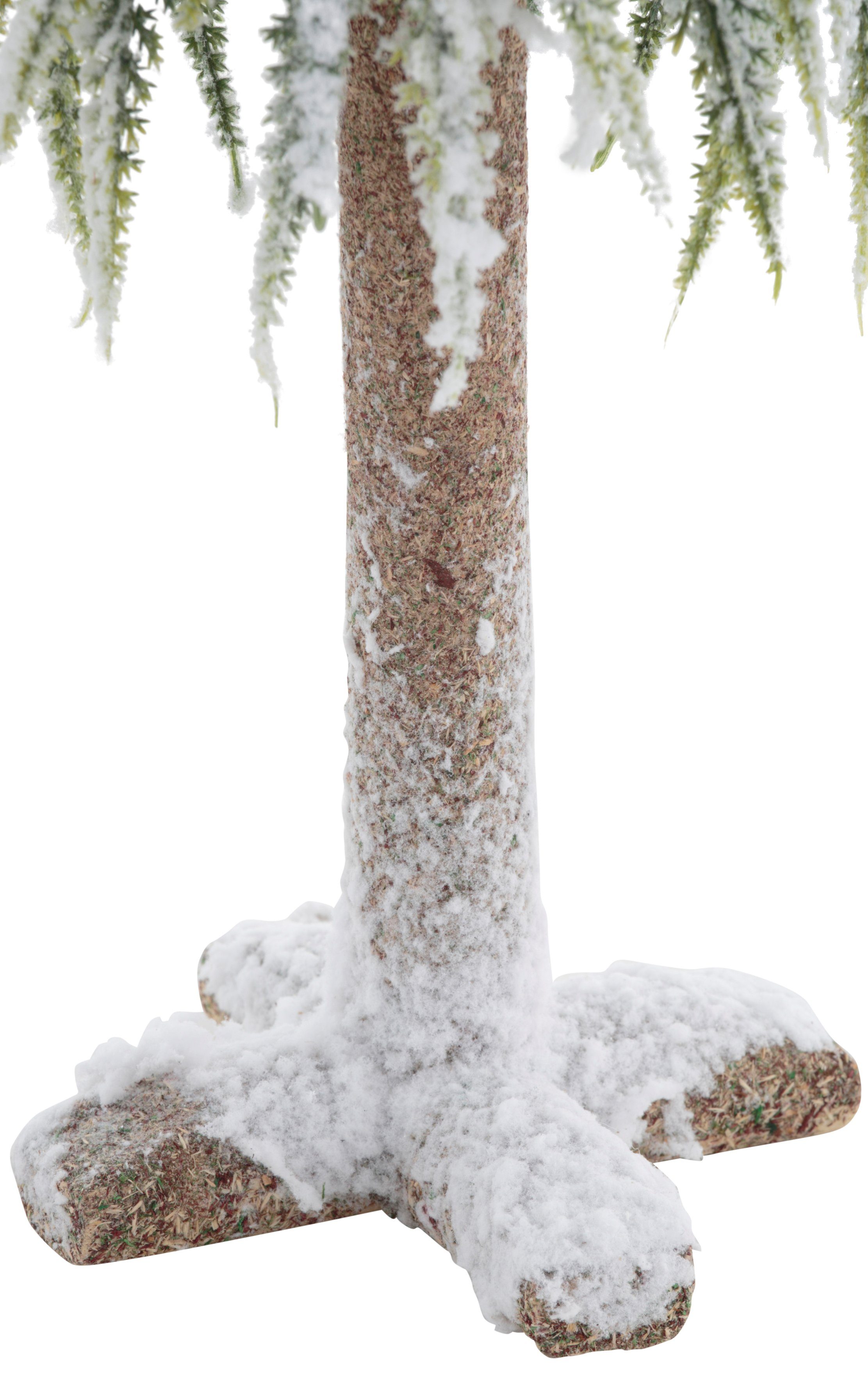Home affaire Schnee, cm + 2 Dekobaum 70 Höhe 53 ca. St), mit Weihnachtsdeko (Set, dekorativem cm