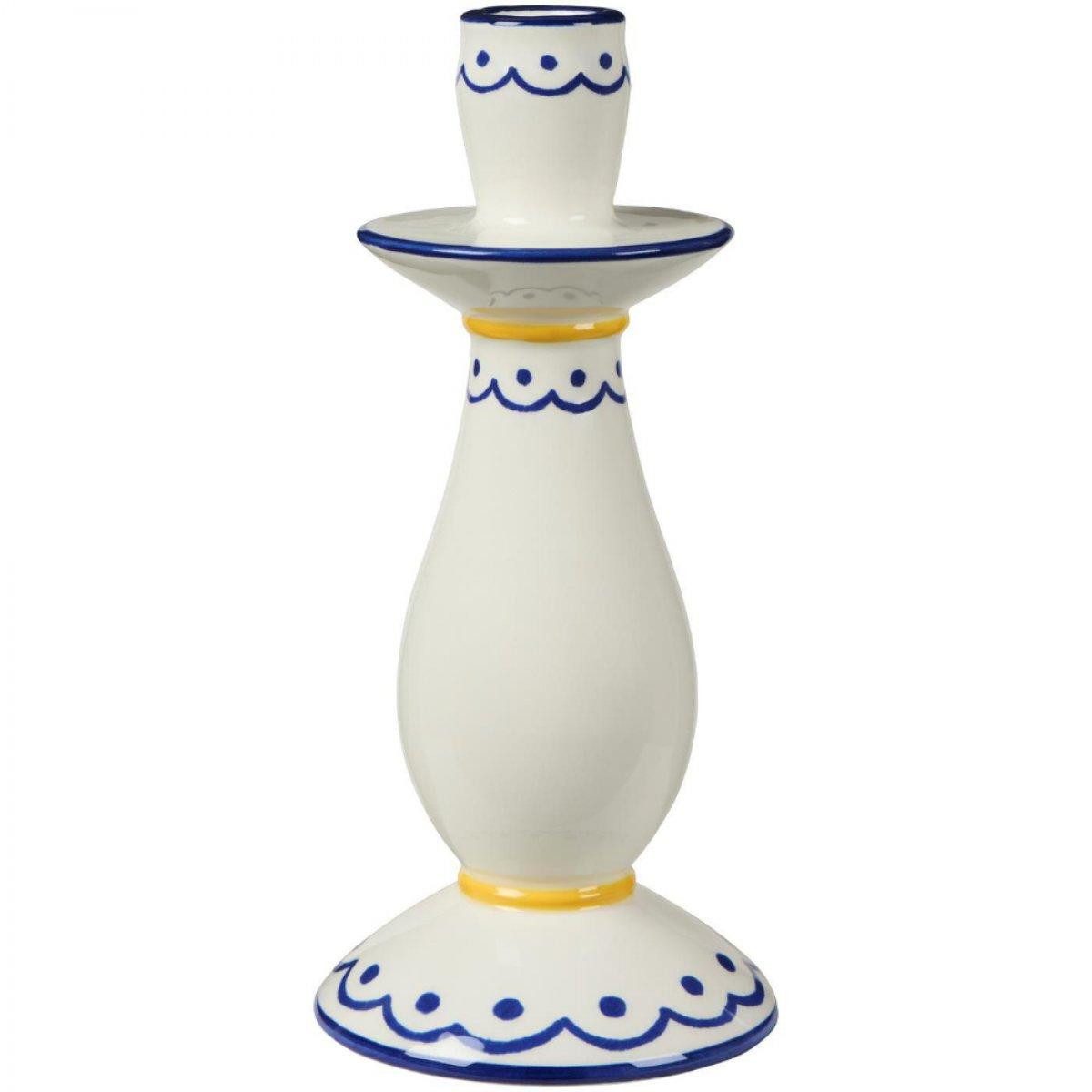 Ib Laursen Kerzenhalter Ib Laursen Kerzenhalter Weiß gemustert (22cm)