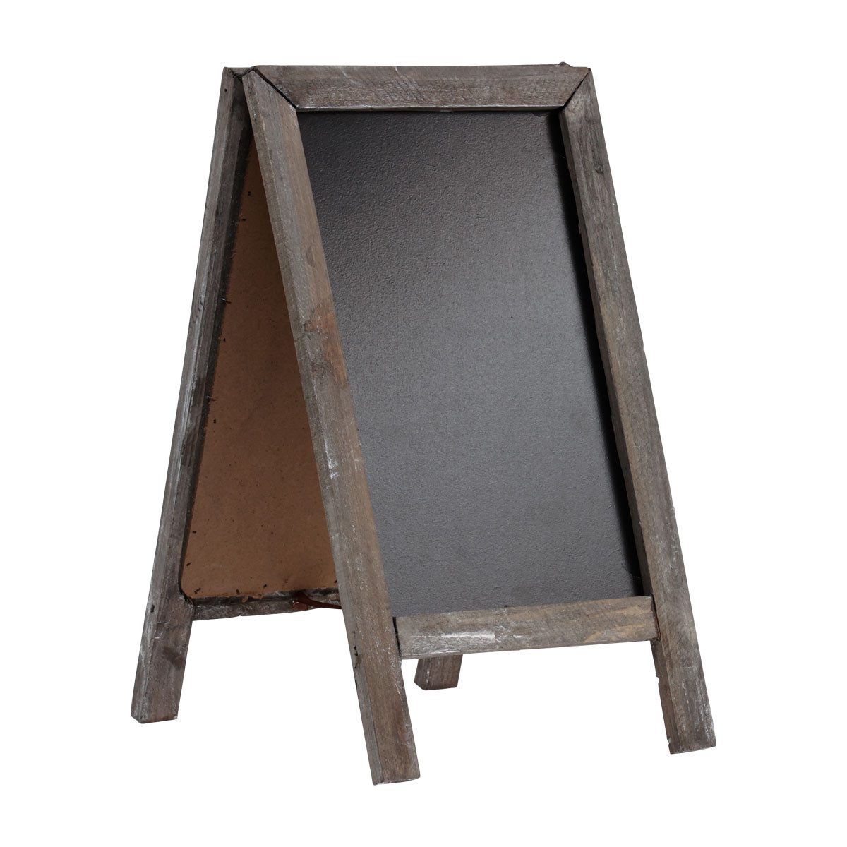 Kaemingk Dekofigur Kreidetafel Holz Vintage Doppeltafel Aufsteller 18x32cm