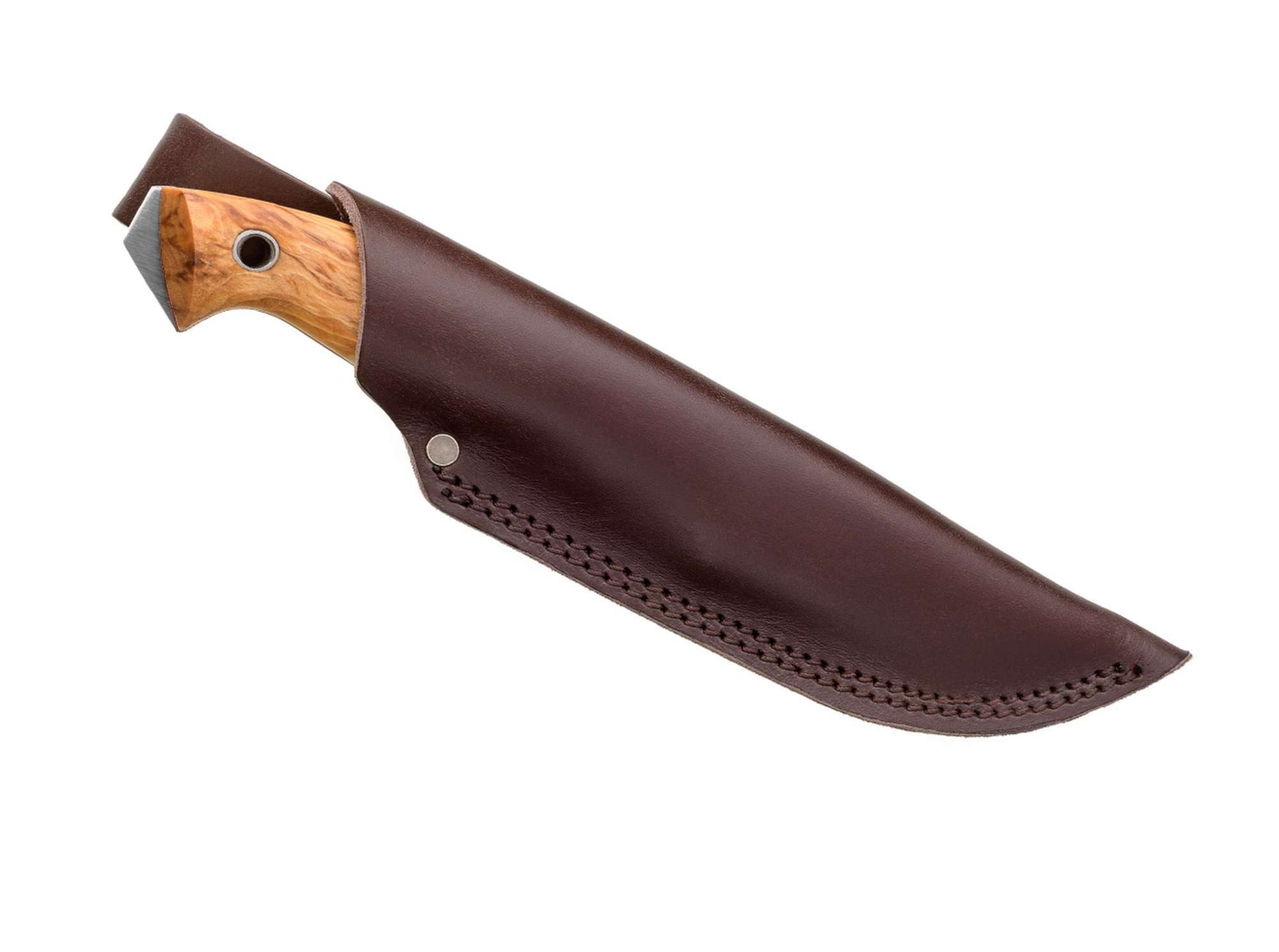 Helle Universalmesser Helle Utvær Outdoormesser 12C27 Stahl Birke Leder