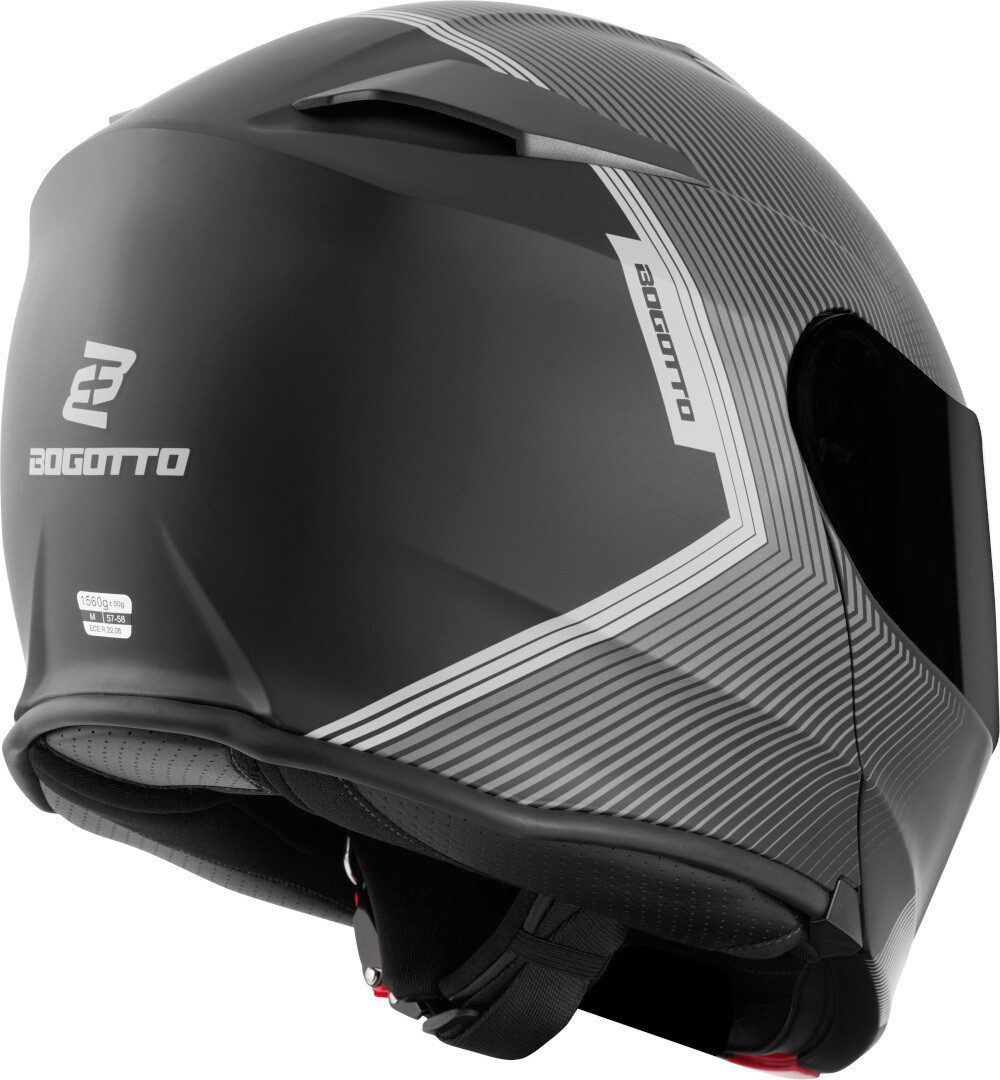 Bogotto Motorradhelm H271 Wayke Klapphelm, Vorbereitet Für Kommunikationssystem,geeignet Brillenträger,vorbe – Bild 4 von 5