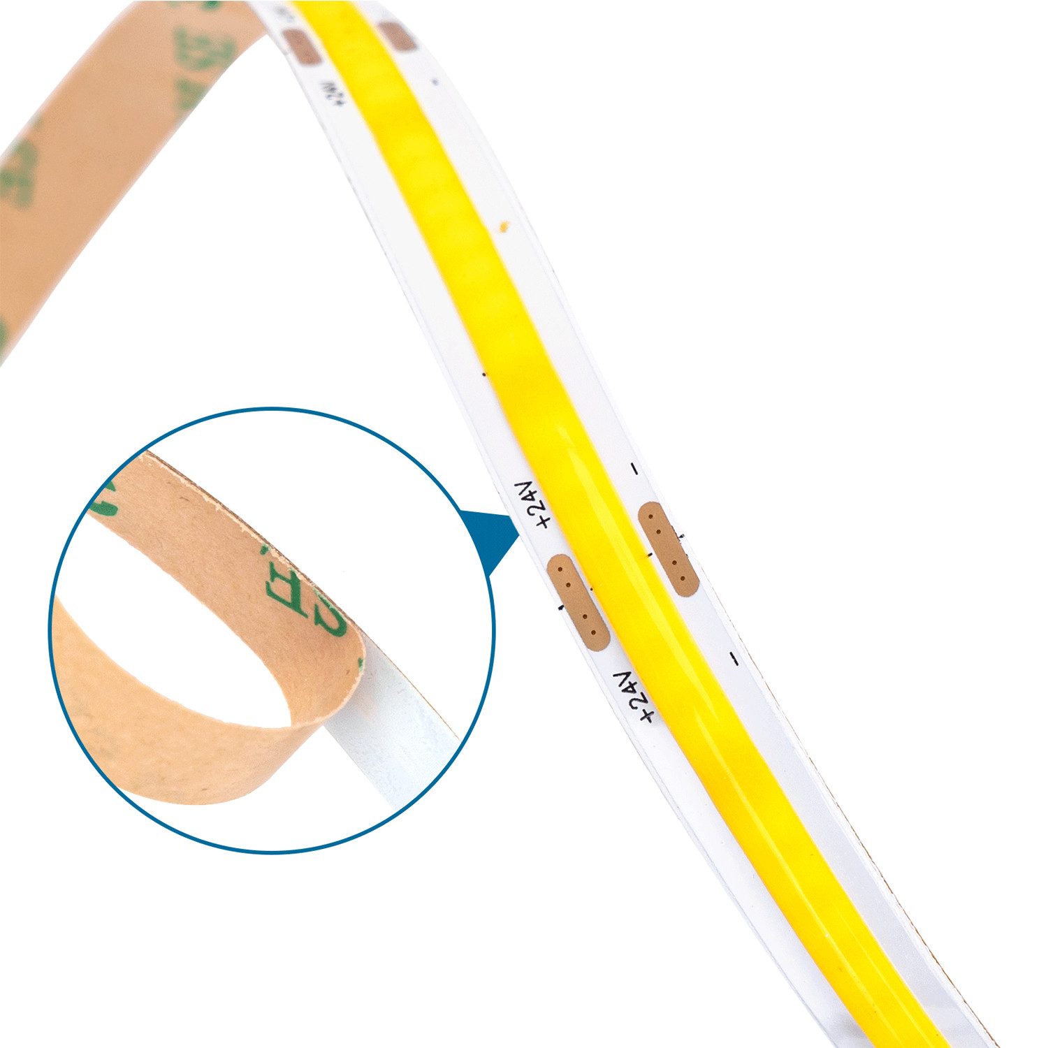 V-TAC LED Stripe COB LED Streifen DC 24V LED Strips mit 480 LEDs 8mm Breite 5 oder 10 m, 120w, 11000 Lumen, Neutralweiß 4000K, dimmbar, 10 x 0,008 m (LxB), IP20 – Bild 4 von 5