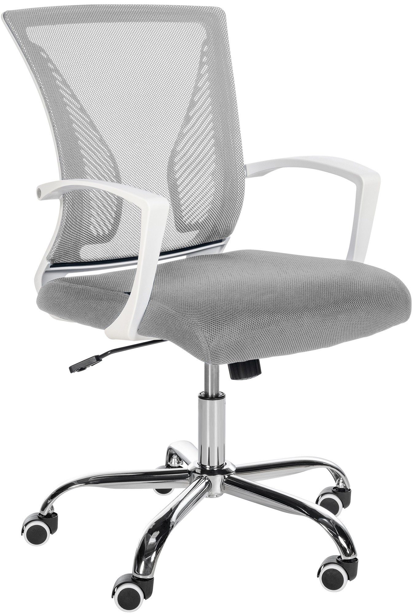 furnicato Bürostuhl Tracy 94-104x59x56,5 cm hellgrau (1 St)