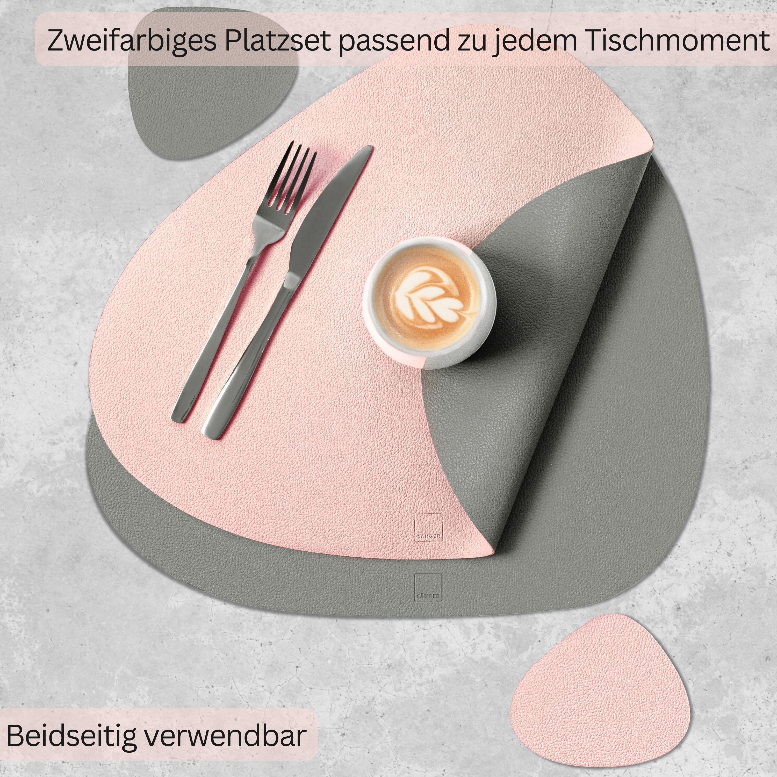 SÄNGER Platzset aus Kunstleder, (Set, 12-St., günstig online kaufen