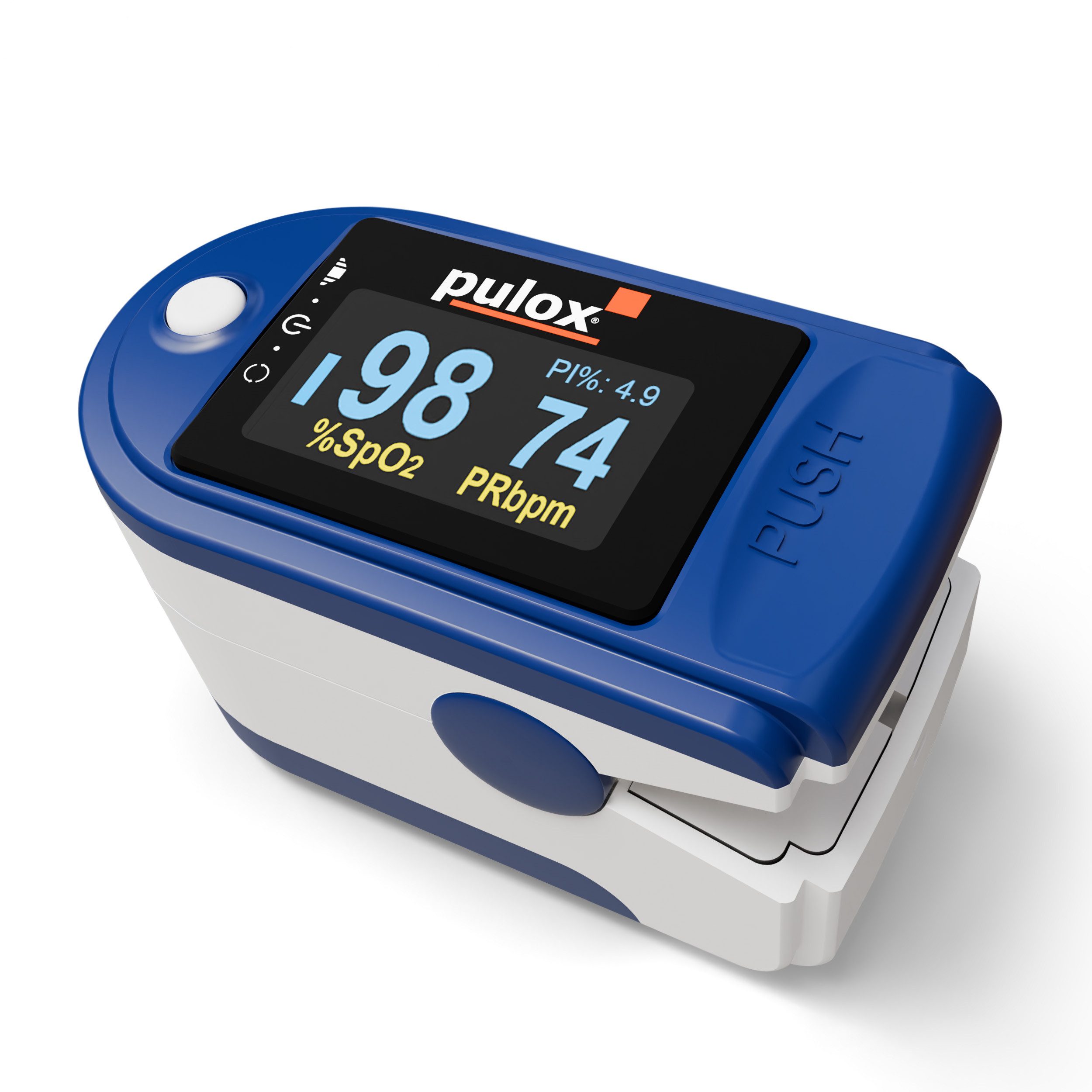 pulox Pulsoximeter PO-200 Solo blau