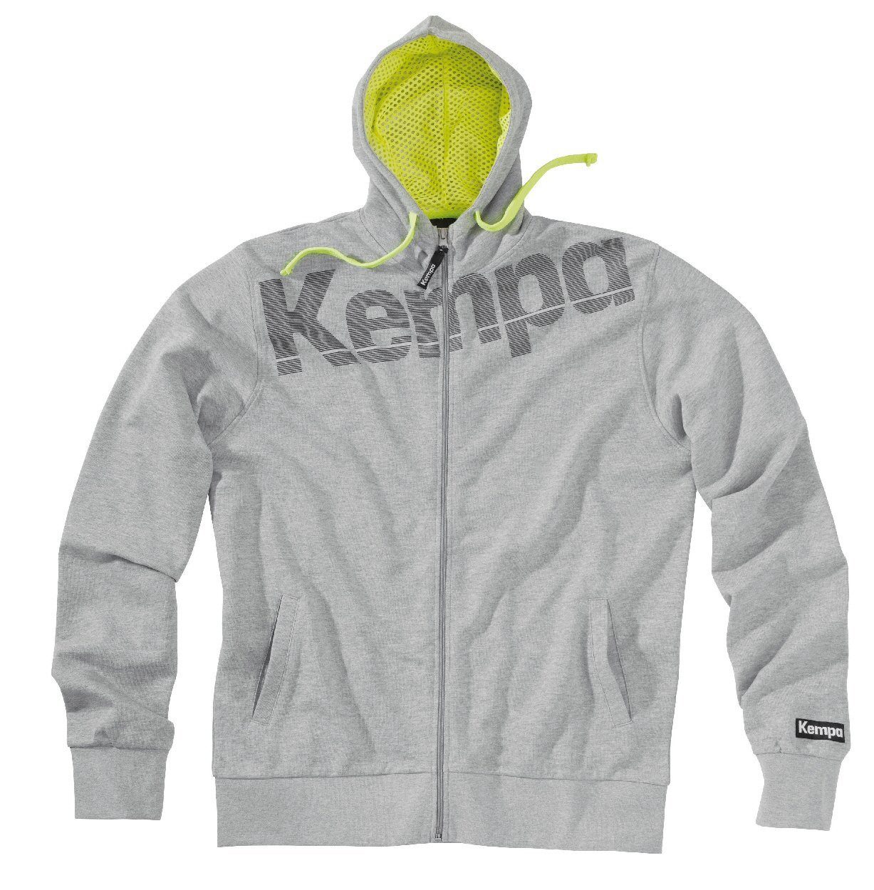 Kempa Trainingsjacke Kapuzenjacke Core grau Herren