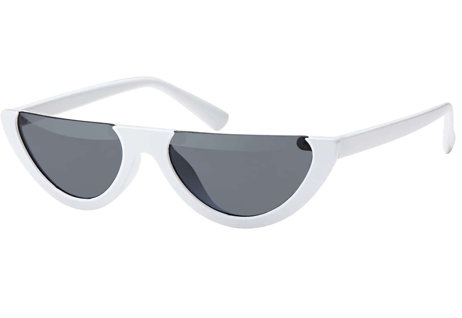 BEZLIT Eyewear Retrosonnenbrille Rundglas Designer Damen Sonnenbrille (1-St) mit schwarz und braunen Linsen