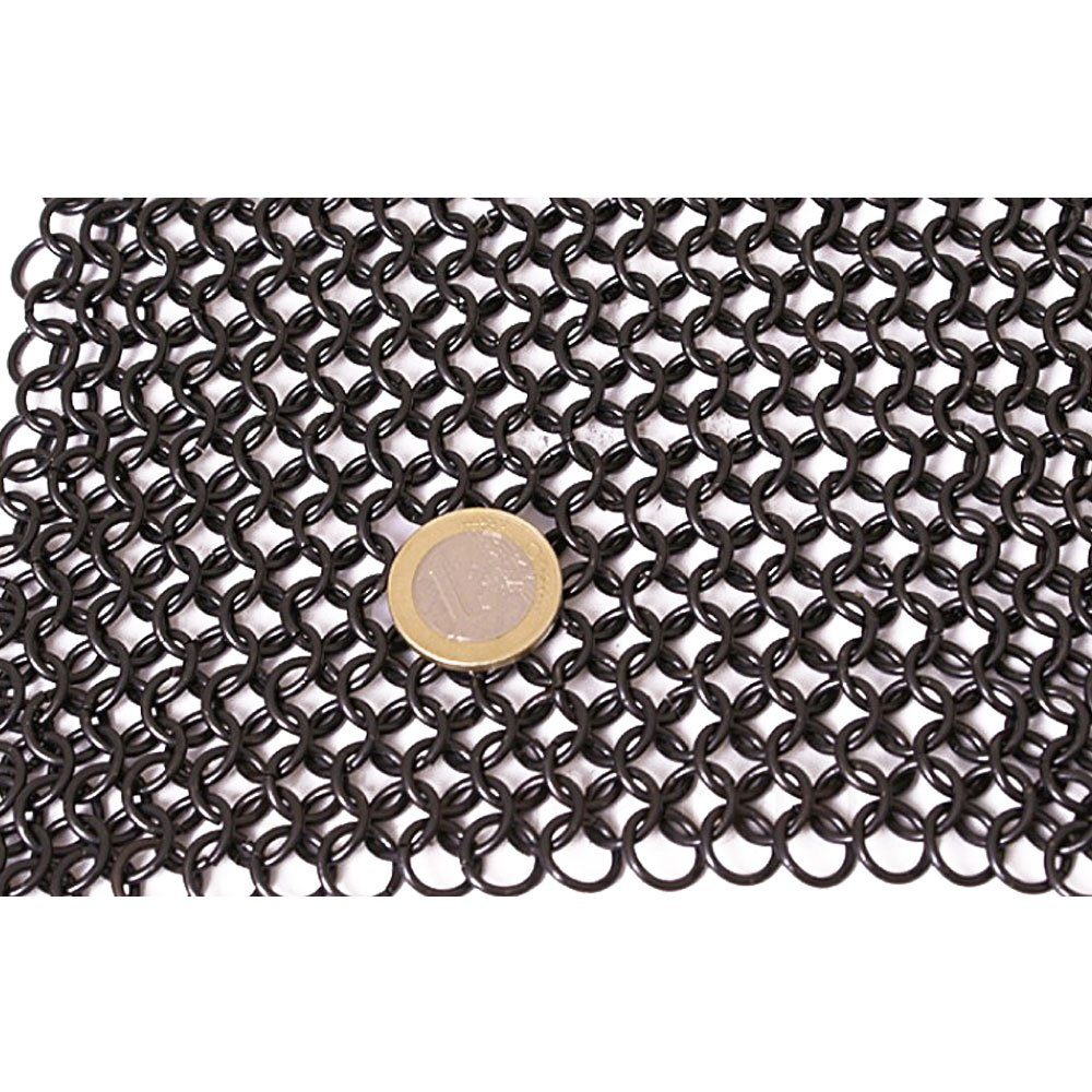 Ritter-Kostüm Kettenbeinlinge oder Chausses, unvernietete Rundringe, Ø 8mm brüniert