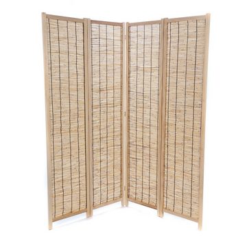 CREEDWOOD Paravent RAUMTEILER "GRAN PLAYA", Schilfrohr, 170x160 cm, Paravent, Farbe: n