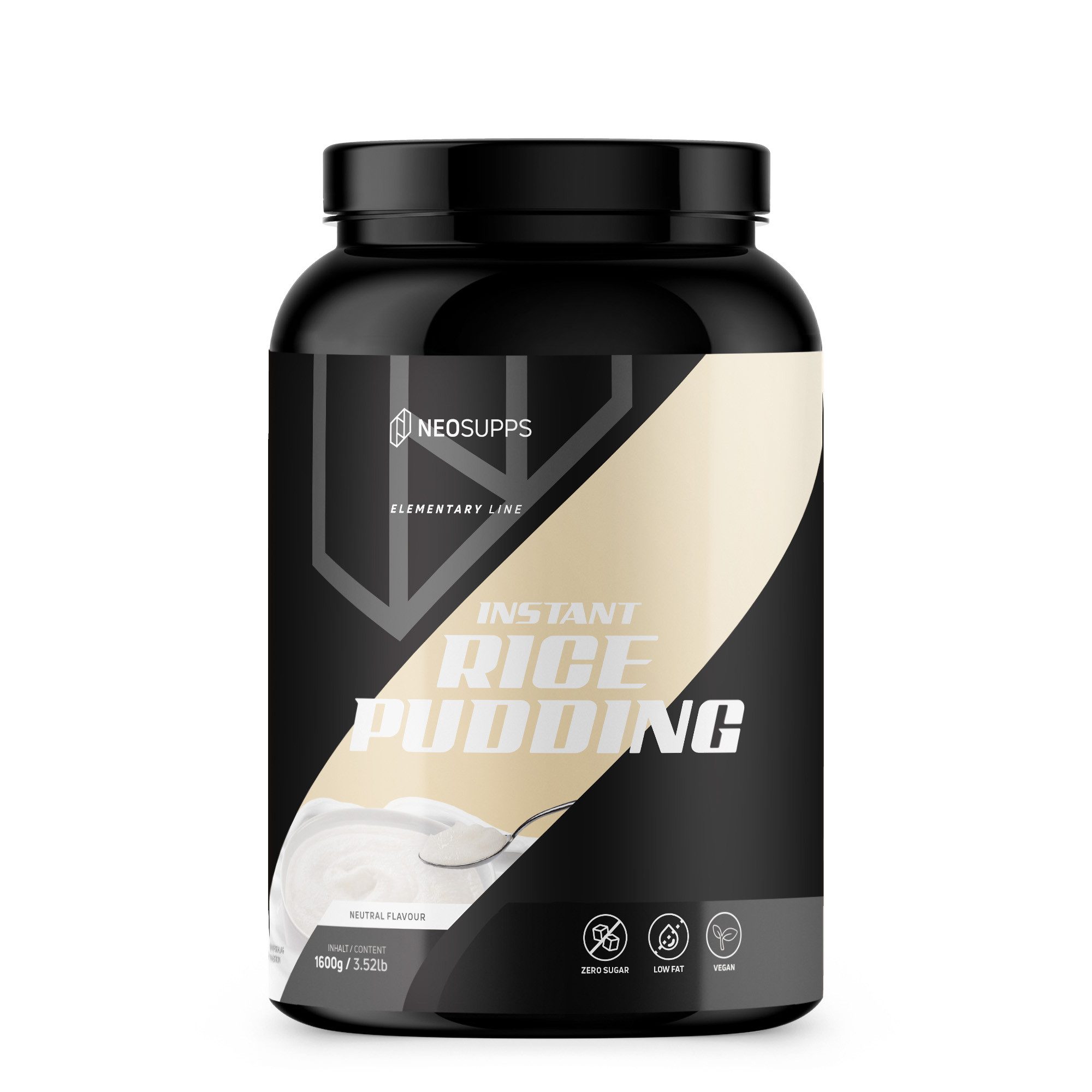 Neosupps Instant Rice Pudding, 1600g Pulver