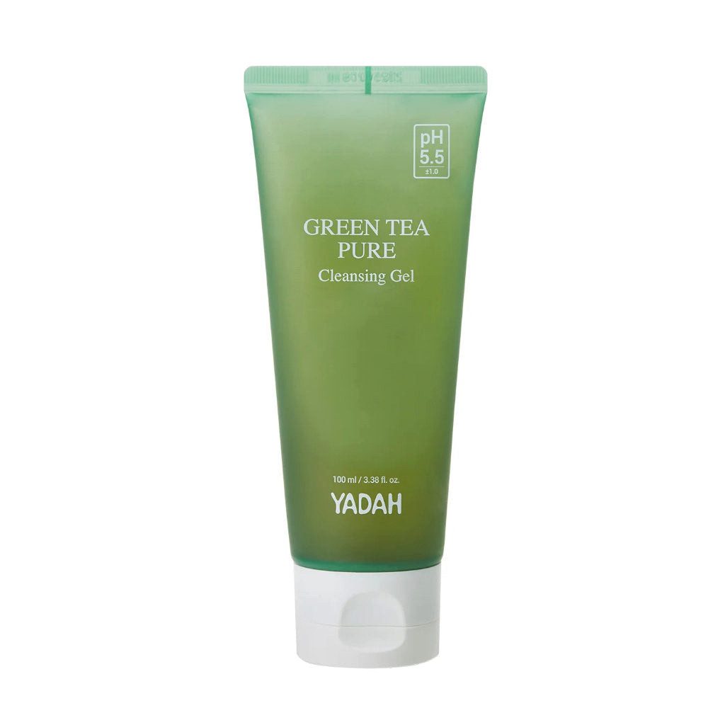 Yadah Gesichts-Reinigungsmaske Yadah, Green Tea Pure Cleansing Gel - 100 ml, Sanftes Reinigungsgel mit pH 5,5 und Grüntee-Extrakt