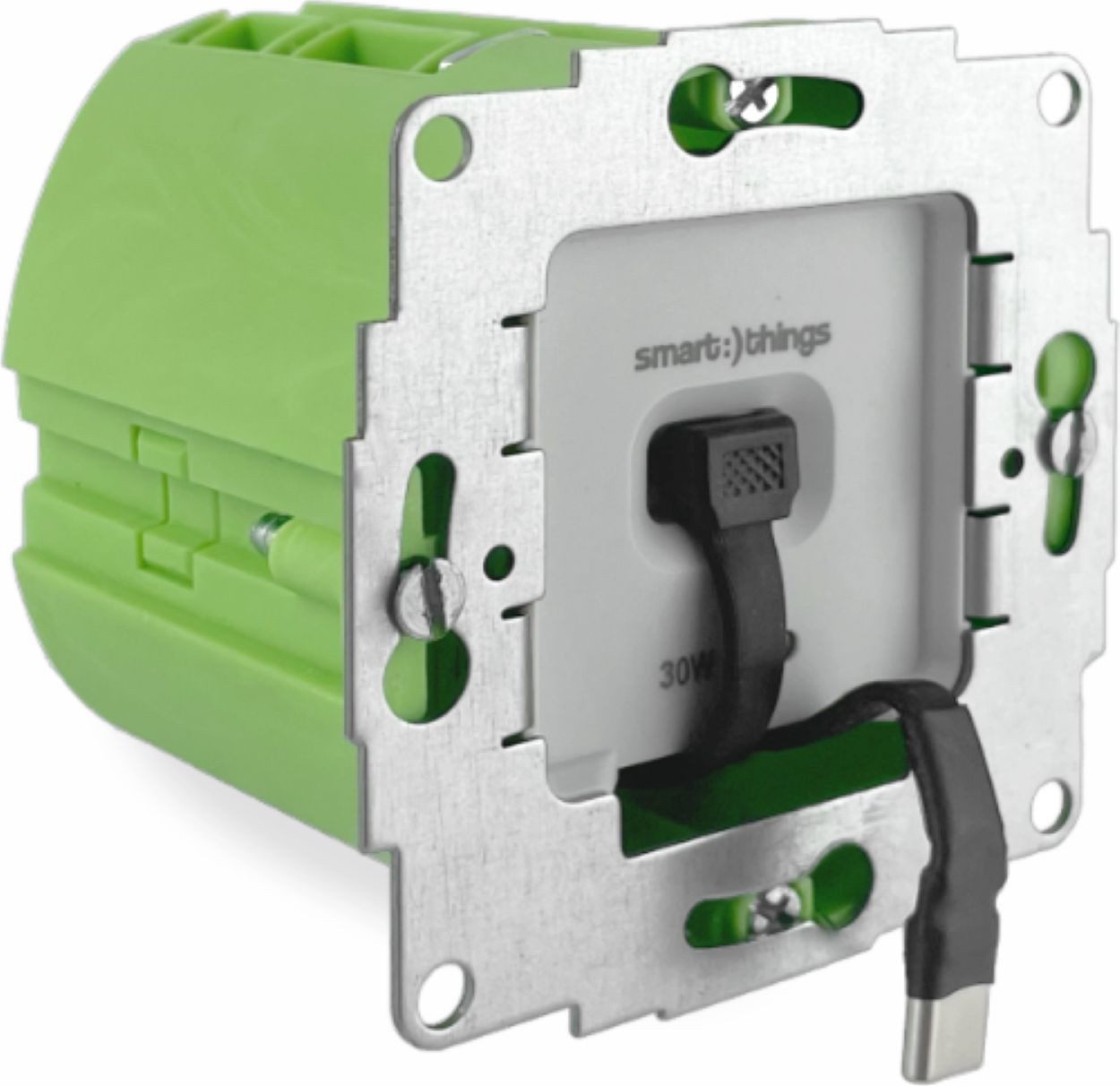 Smart Things Unterputz-Steckdose Netzteil 240V USB-C, USB-C / 30W, inkl. USB-C Kabel