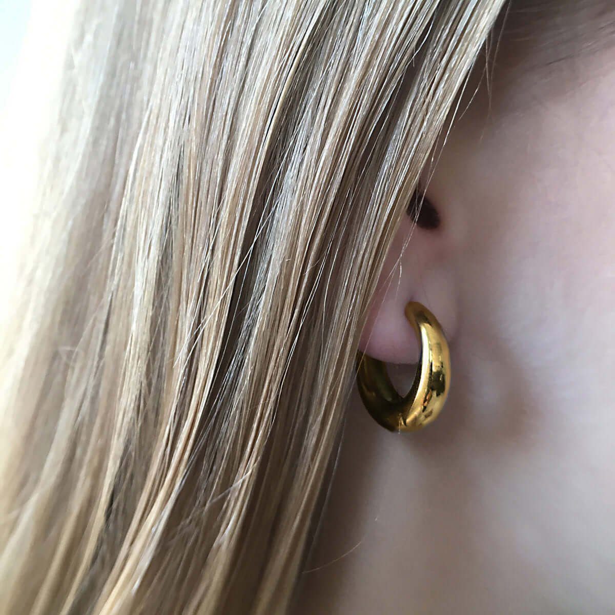 M&M Paar Creolen Creolen gold / günstig online kaufen