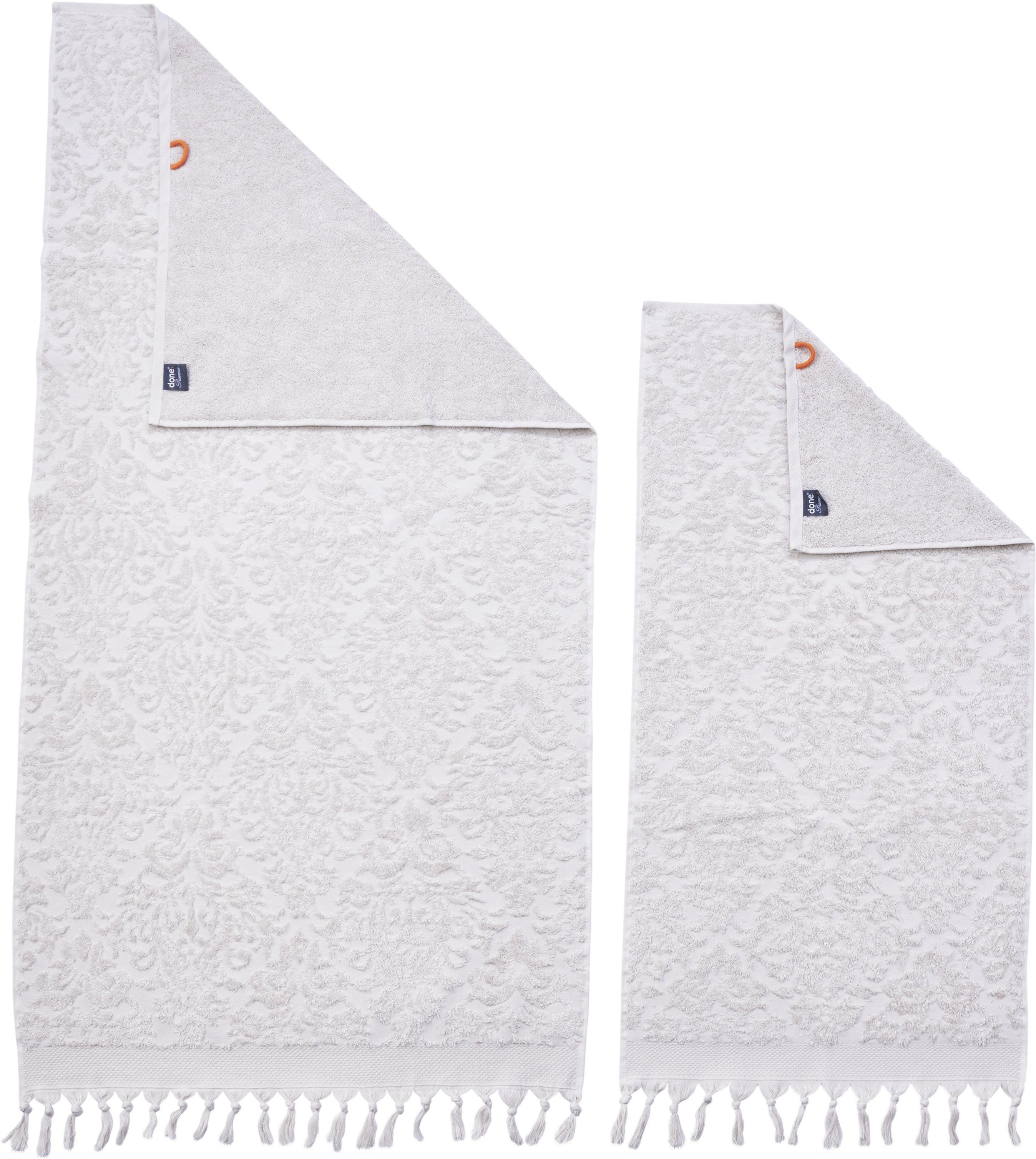 done.® Handtuch Set Provence Ornaments, Walkfrottier (Set, 4-St), Uni-Farbe günstig online kaufen