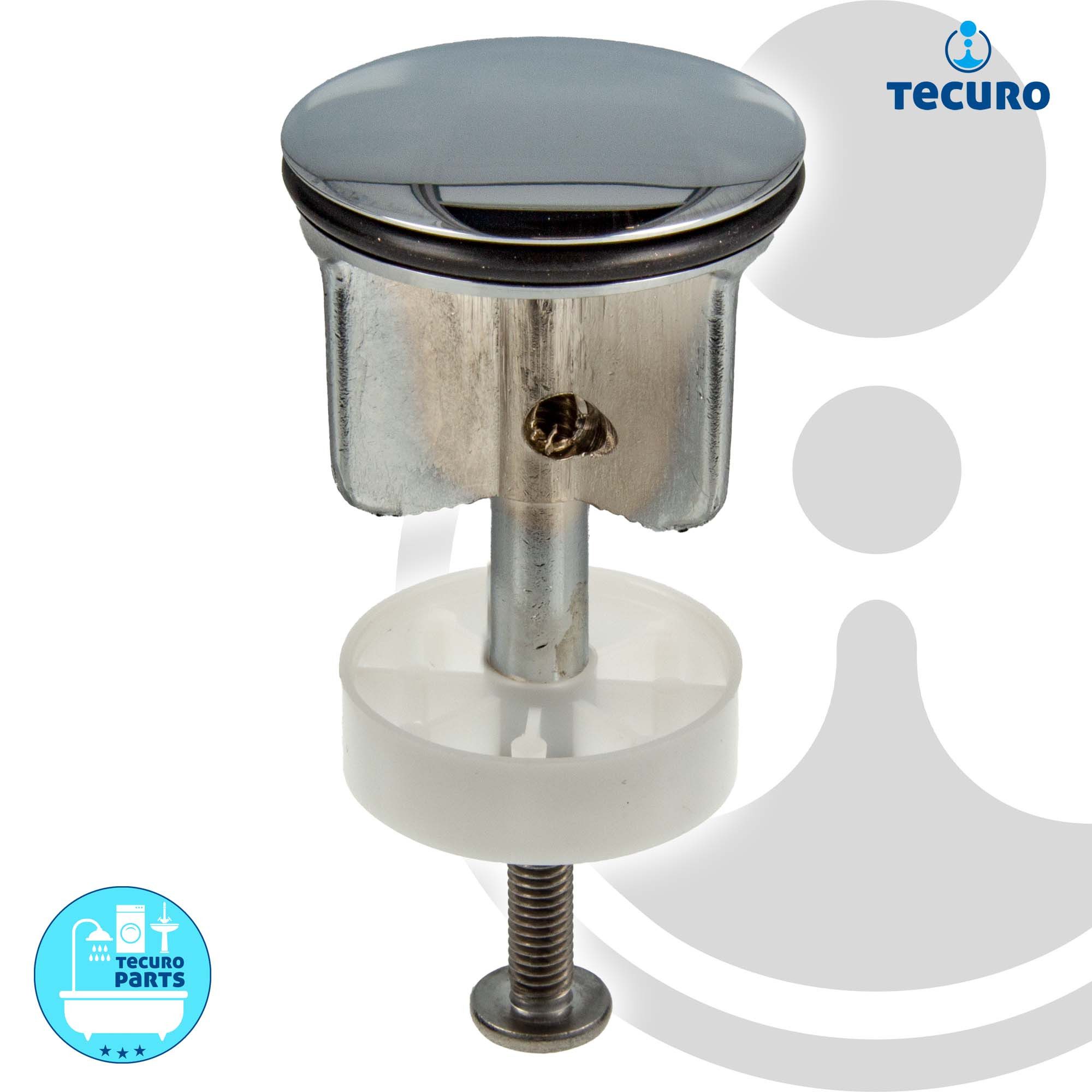 tecuro Ablaufventil Excenterstopfen Ø 40 mm für 1 1/4" Ablaufventil
