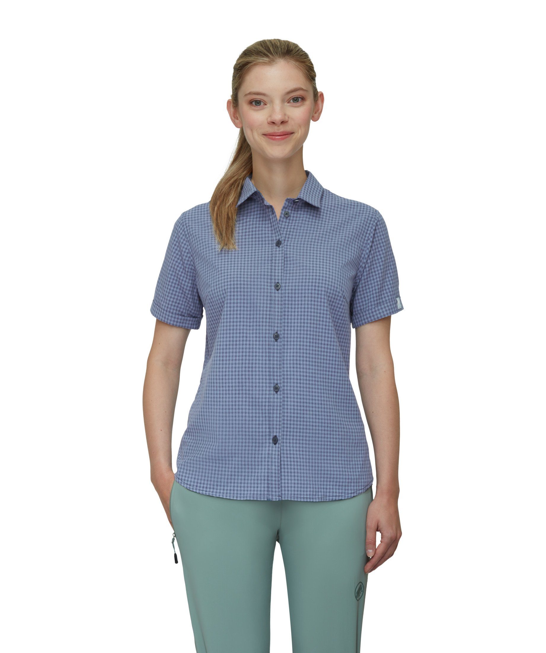 Mammut Kurzarmhemd leicht Aada luftig Shirt - night marine-light Women