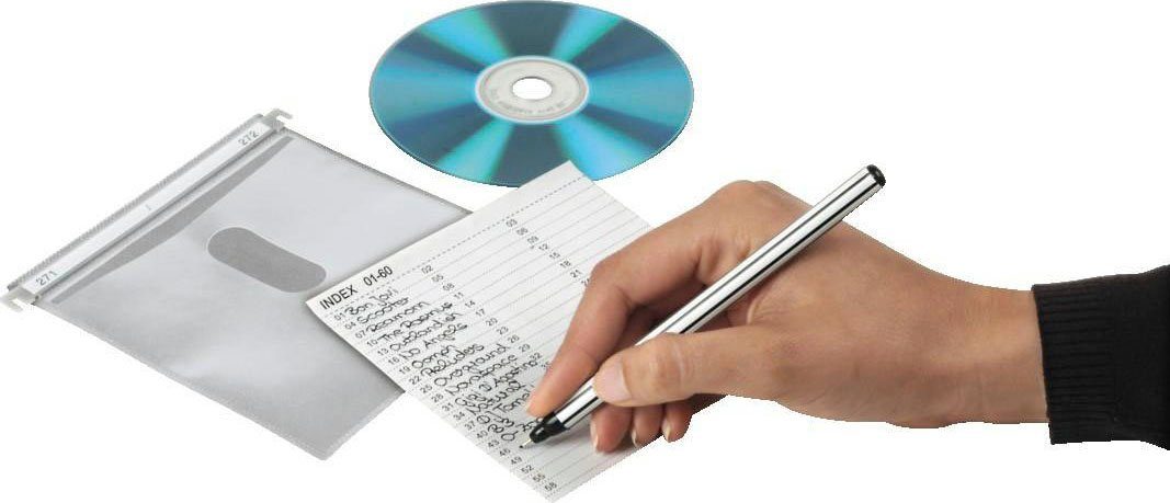 Hama CD-Hülle CD/DVD Doppel-Schutzhüllen, 50er-Pack, Weiß, Schutzcase, Leerhülle