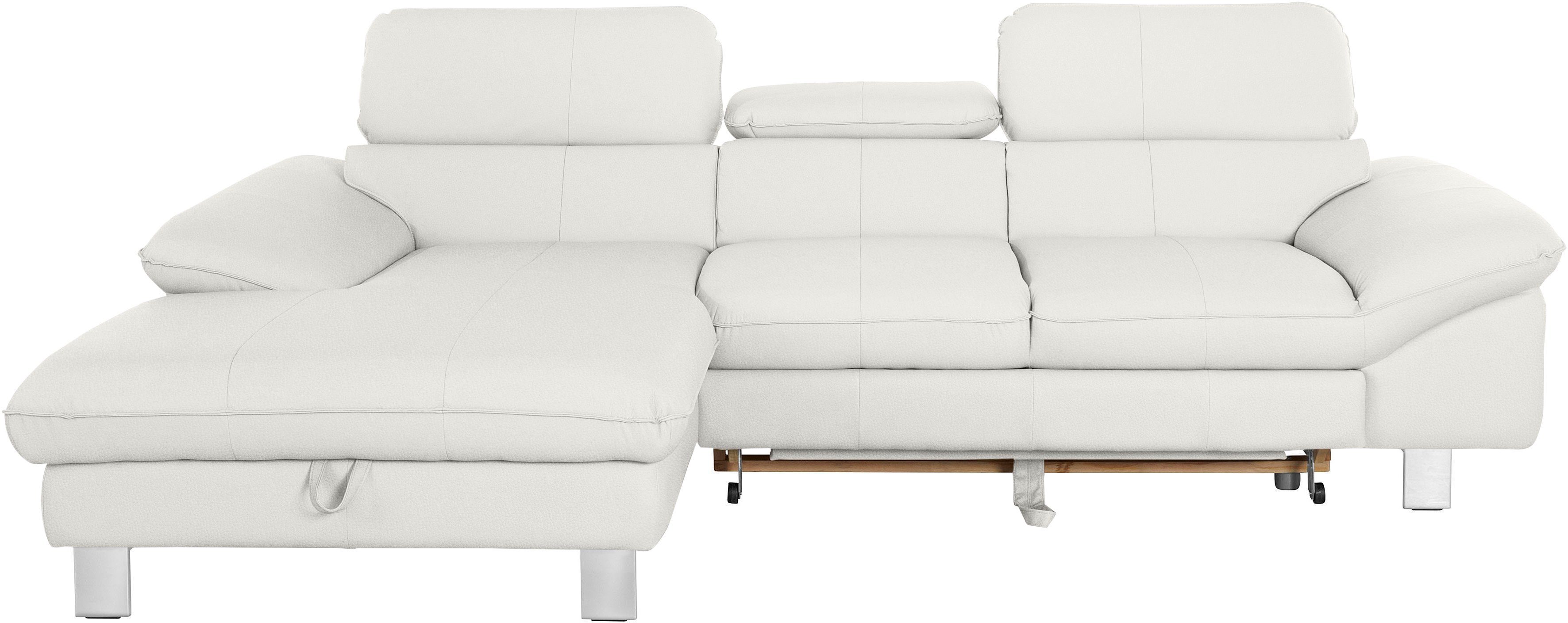 COTTA Ecksofa Driver L-Form, mit Kopfteilverstellung, günstig online kaufen
