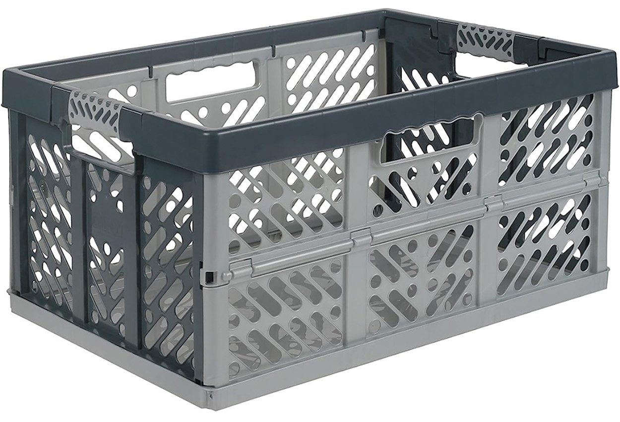 Wickelauflage Robuste Profi - Klappbox 45 L bis 50 kg - Faltbox, Kiste, Korb zur