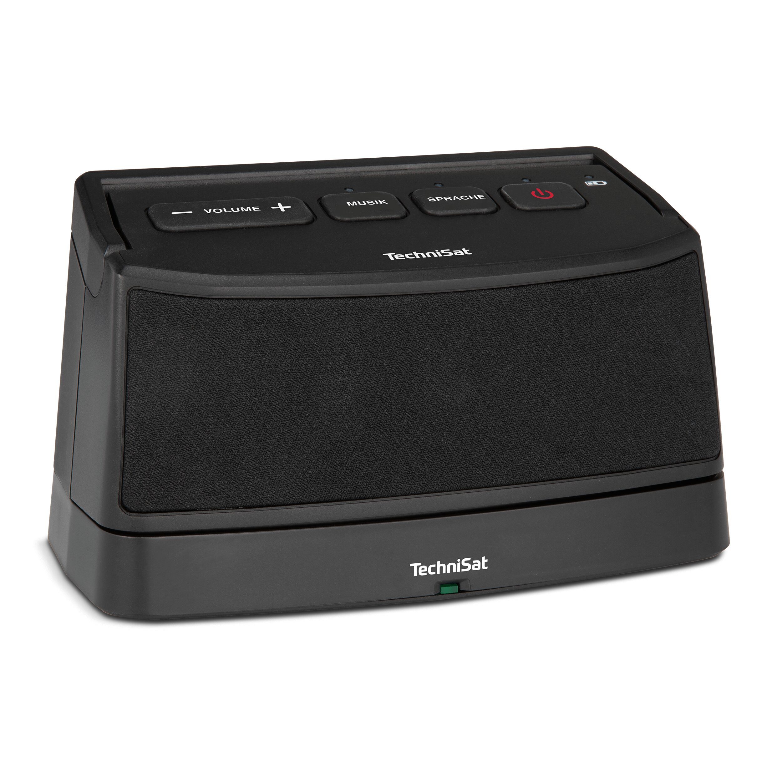 TechniSat ISIBOX 1 Lautsprecher 2.0 (4 W, inklusive Dockingstation für TV und HiFi, bis zu 6 Stunden Akkubetrieb)