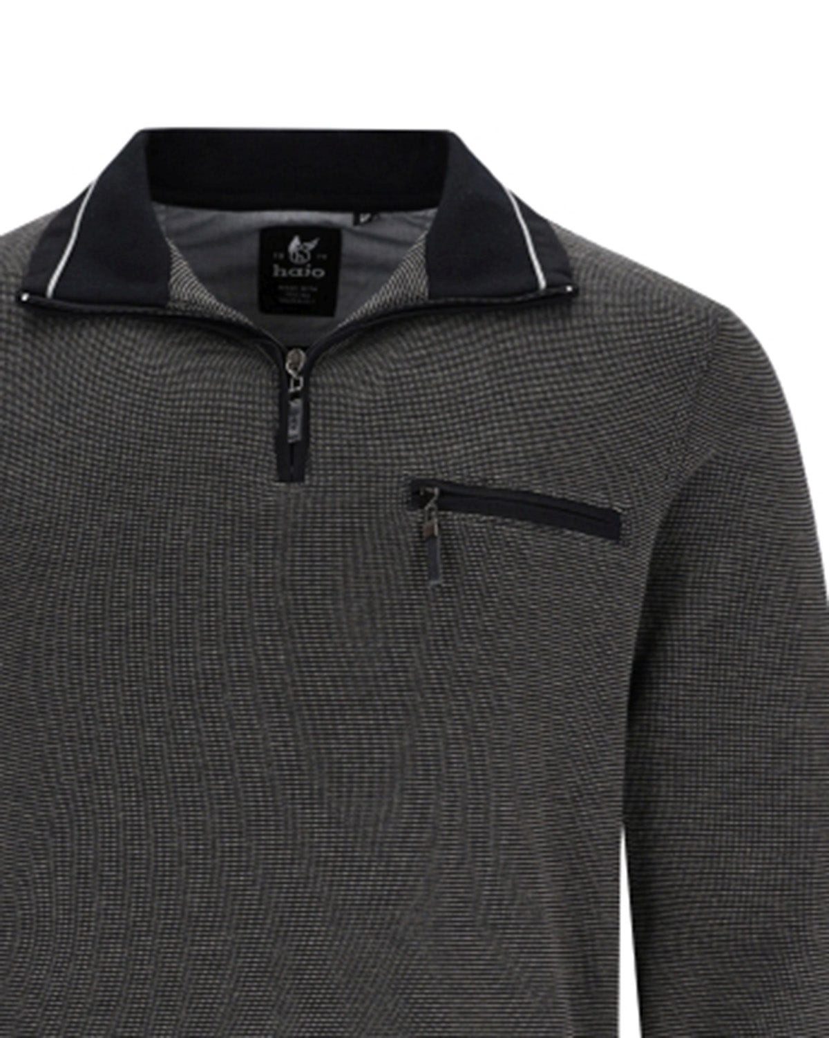 Hajo Sweatshirt Sweatshirt in Zweitonoptik